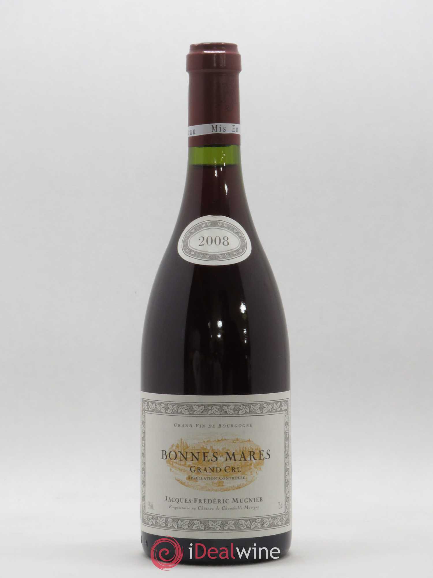 Bonnes-Mares Grand Cru Jacques-Frédéric Mugnier 2008 - Lot de 1 bouteille - 0