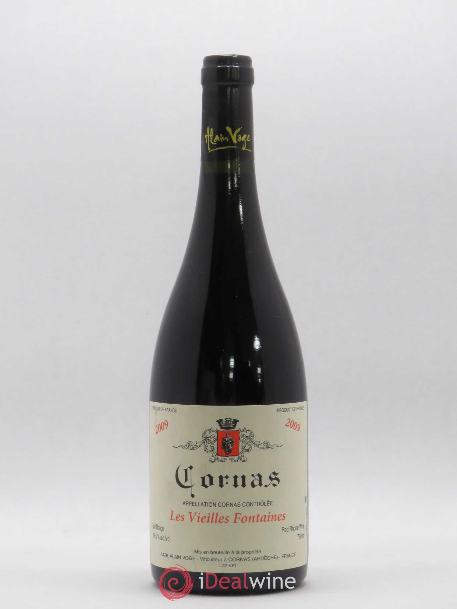 Cornas Les Vieilles Fontaines Alain Voge (Domaine) 2009 - Lot de 1 bouteille - 0