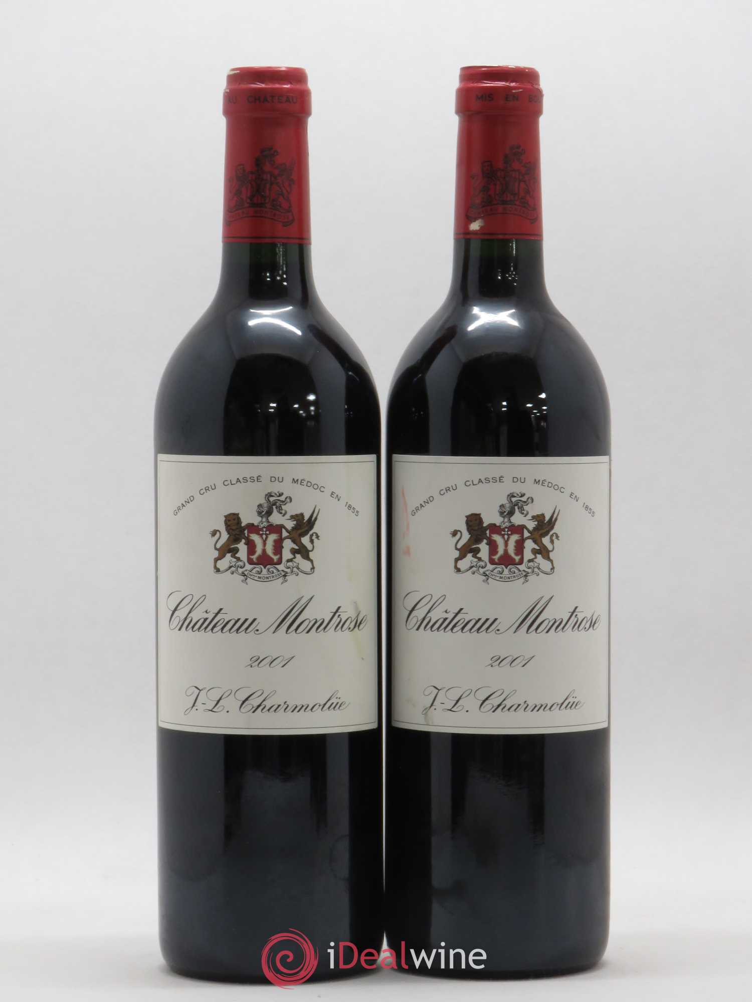 Château Montrose 2ème Grand Cru Classé 2001 - Lot de 2 bouteilles - 0