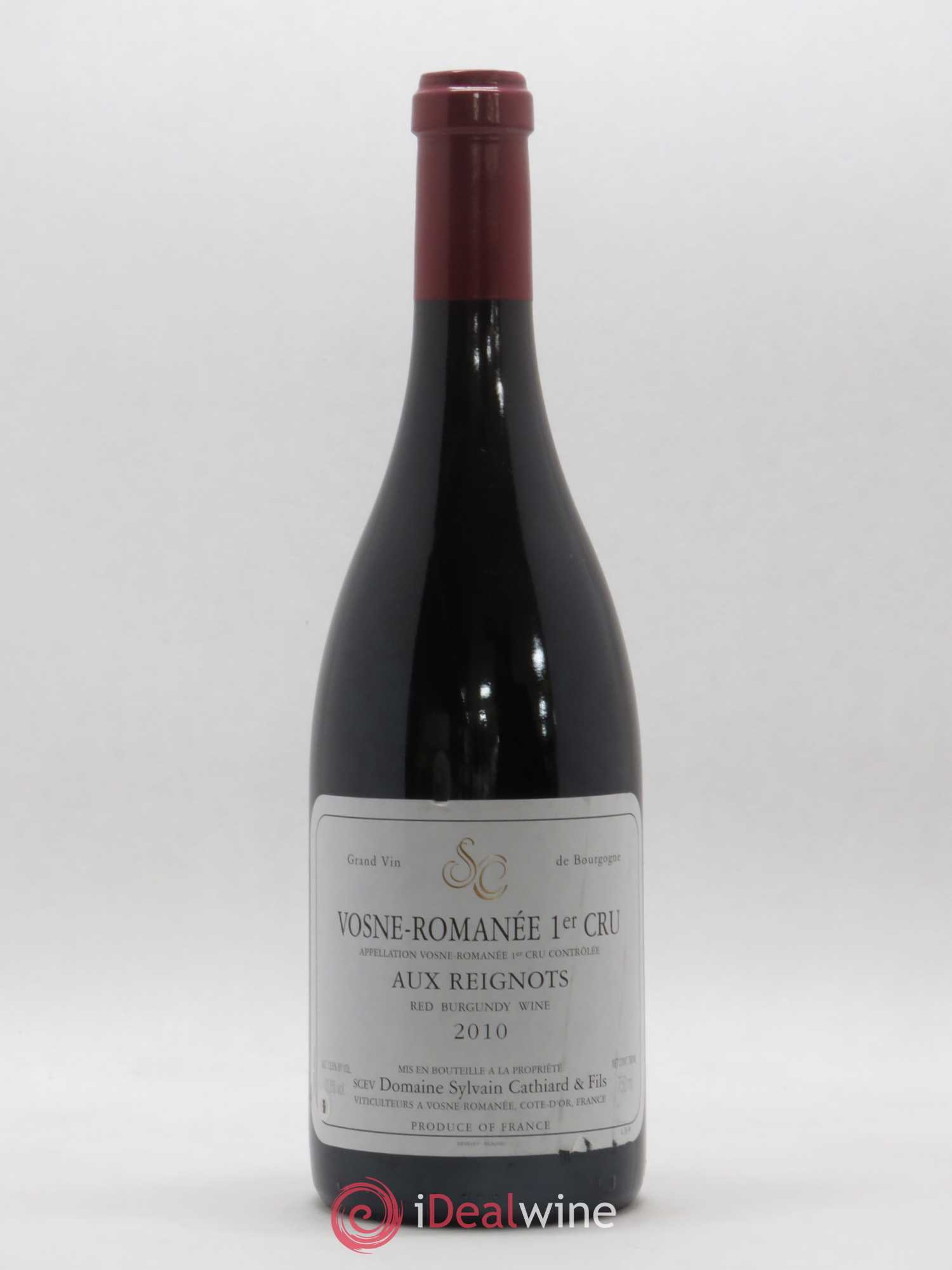 Vosne-Romanée 1er Cru Aux Reignots Sylvain Cathiard & Fils 2010 - Posten von 1 Flasche - 0