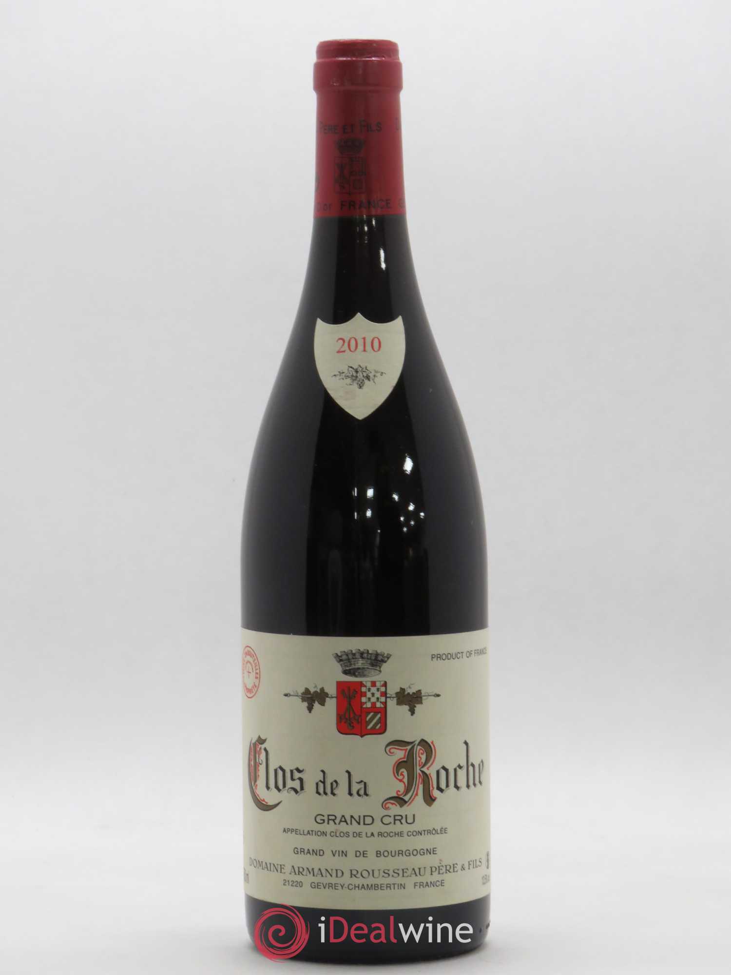 Clos de la Roche Grand Cru Armand Rousseau (Domaine) 2010 - Posten von 1 Flasche - 0