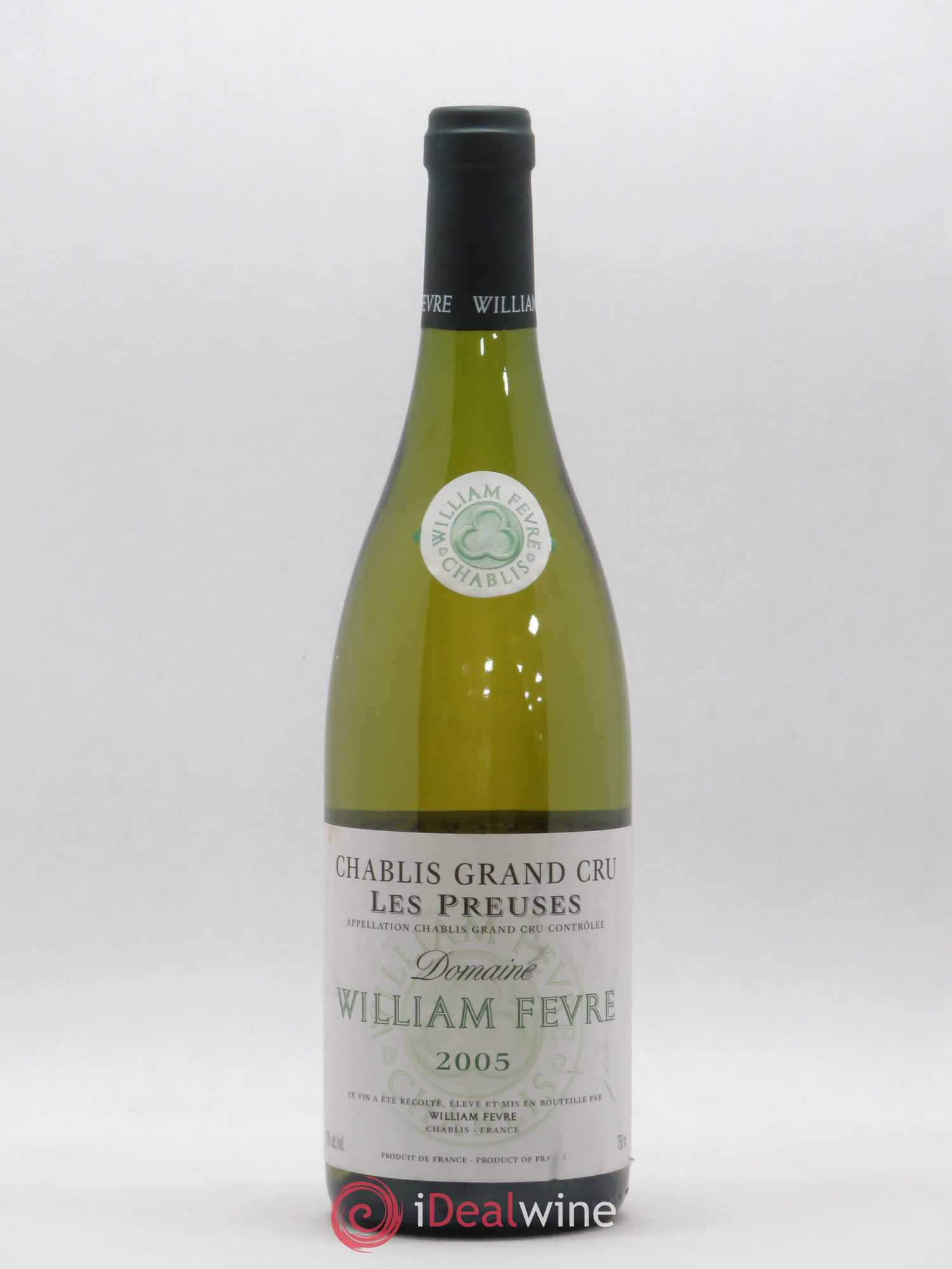 Chablis Grand Cru les Preuses William Fèvre 2005 - Lot de 1 bouteille - 0