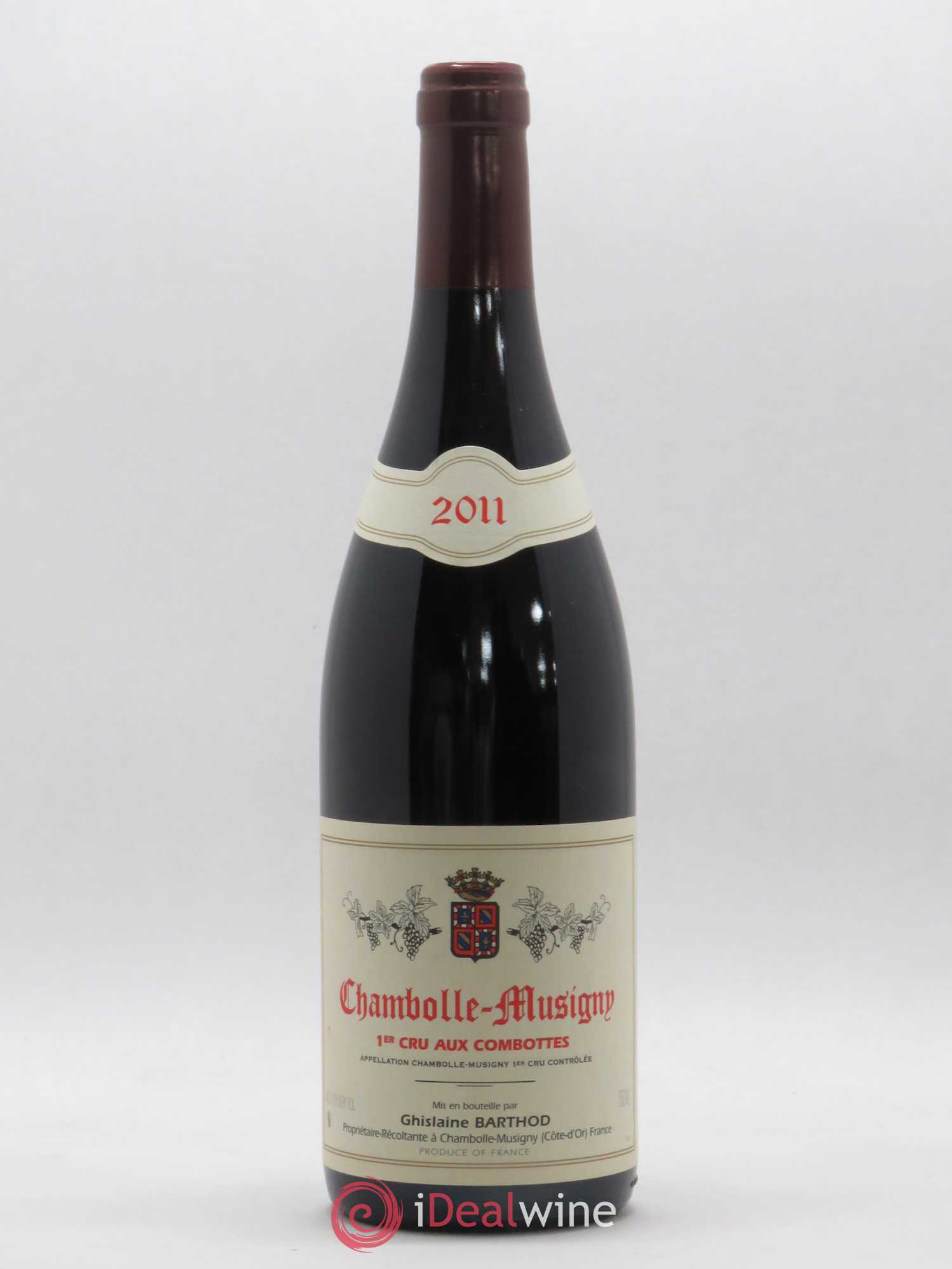 Chambolle-Musigny 1er Cru Aux Combottes Ghislaine Barthod 2011 - Lot de 1 bouteille - 0
