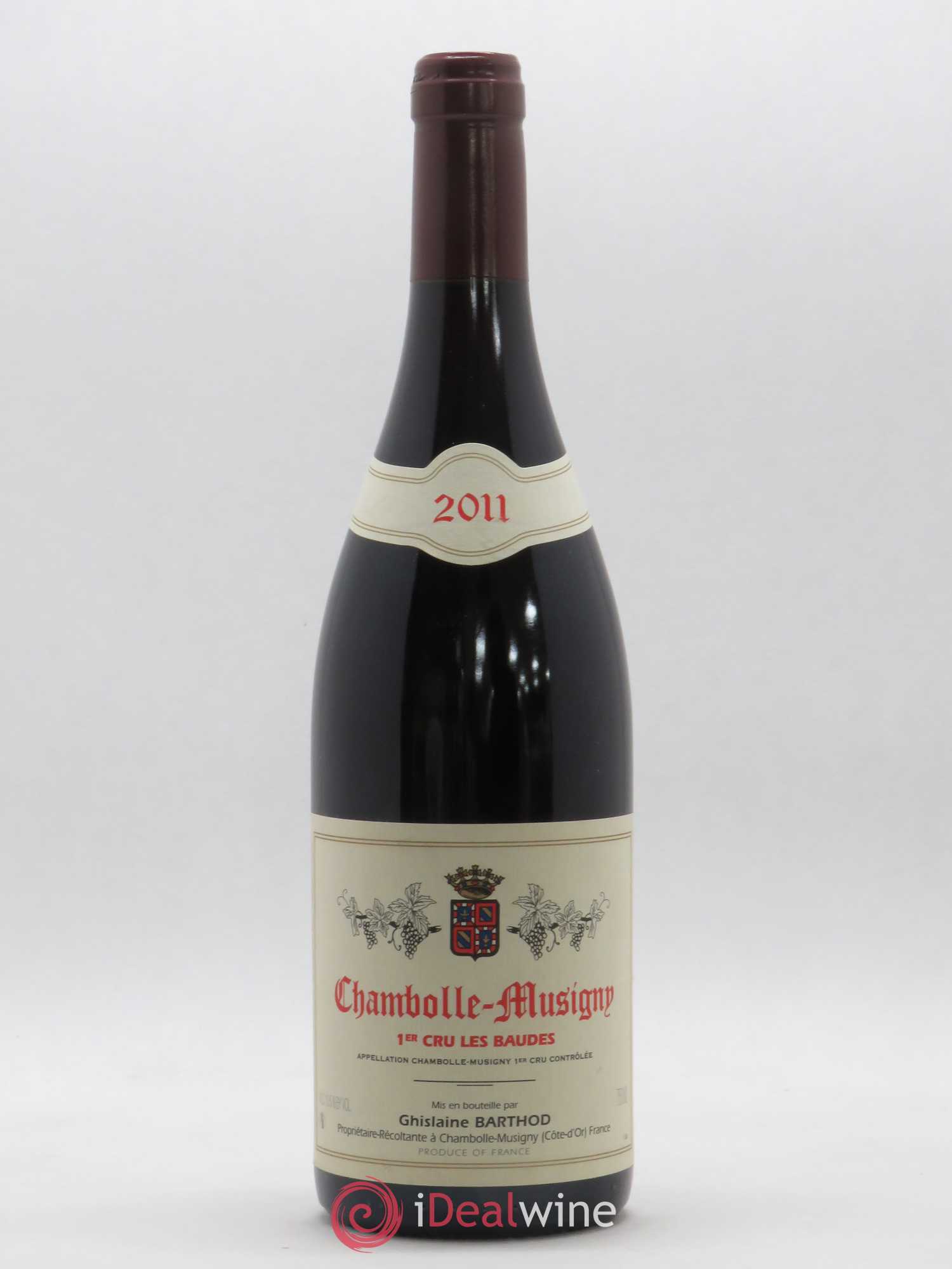 Chambolle-Musigny 1er Cru Les Baudes Ghislaine Barthod 2011 - Lot de 1 bouteille - 0