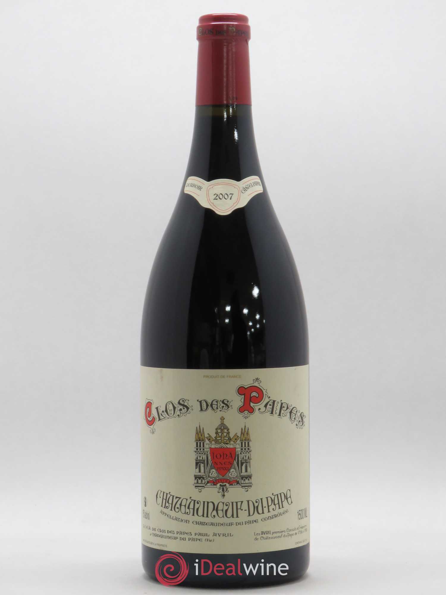 Châteauneuf-du-Pape Clos des Papes - Paul Avril 2007 - Lot de 1 magnum - 0