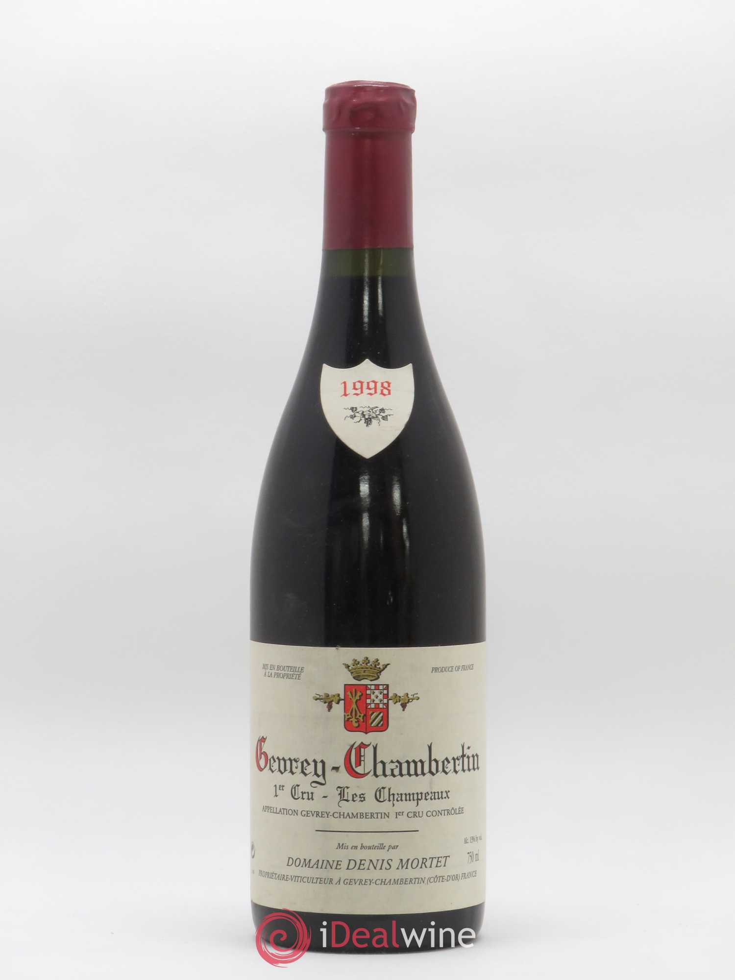 Gevrey-Chambertin 1er Cru Les Champeaux Denis Mortet (Domaine) 1998 - Lot de 1 bouteille - 0