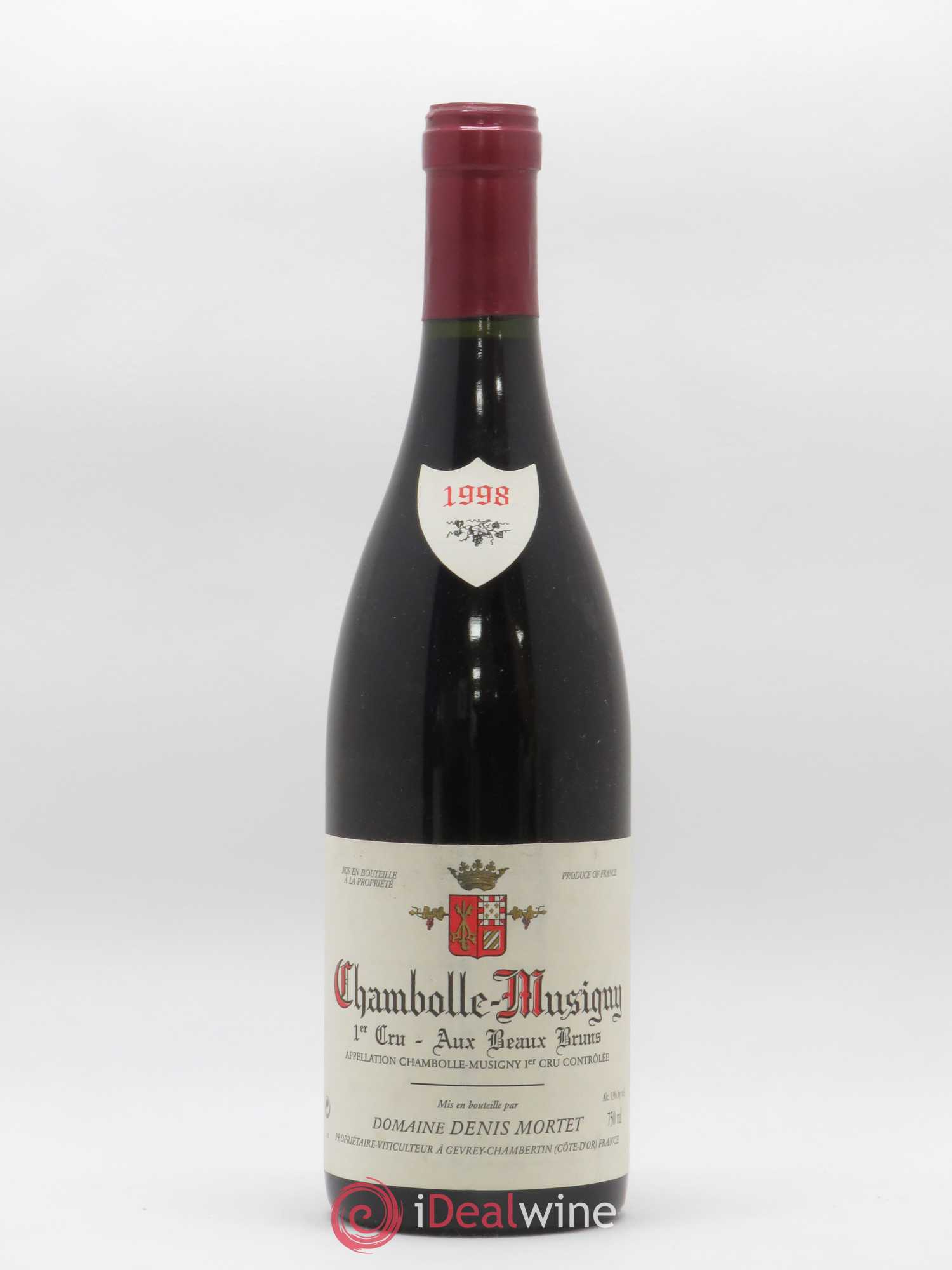 Chambolle-Musigny 1er Cru Aux Beaux Bruns Denis Mortet (Domaine) 1998 - Lot de 1 bouteille - 0