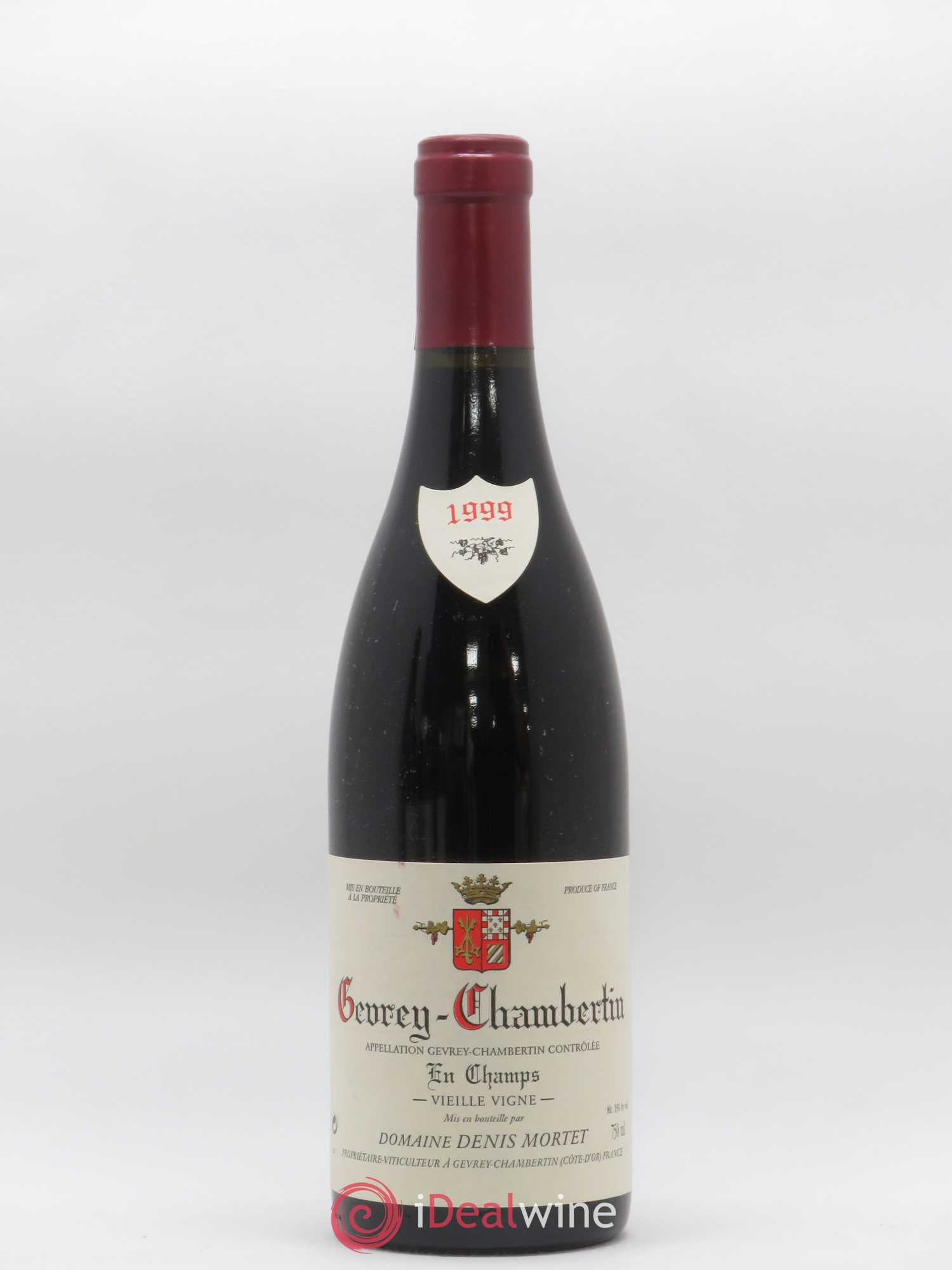 Gevrey-Chambertin En Champs Vieille Vigne Denis Mortet (Domaine) 1999 - Lot de 1 bouteille - 0