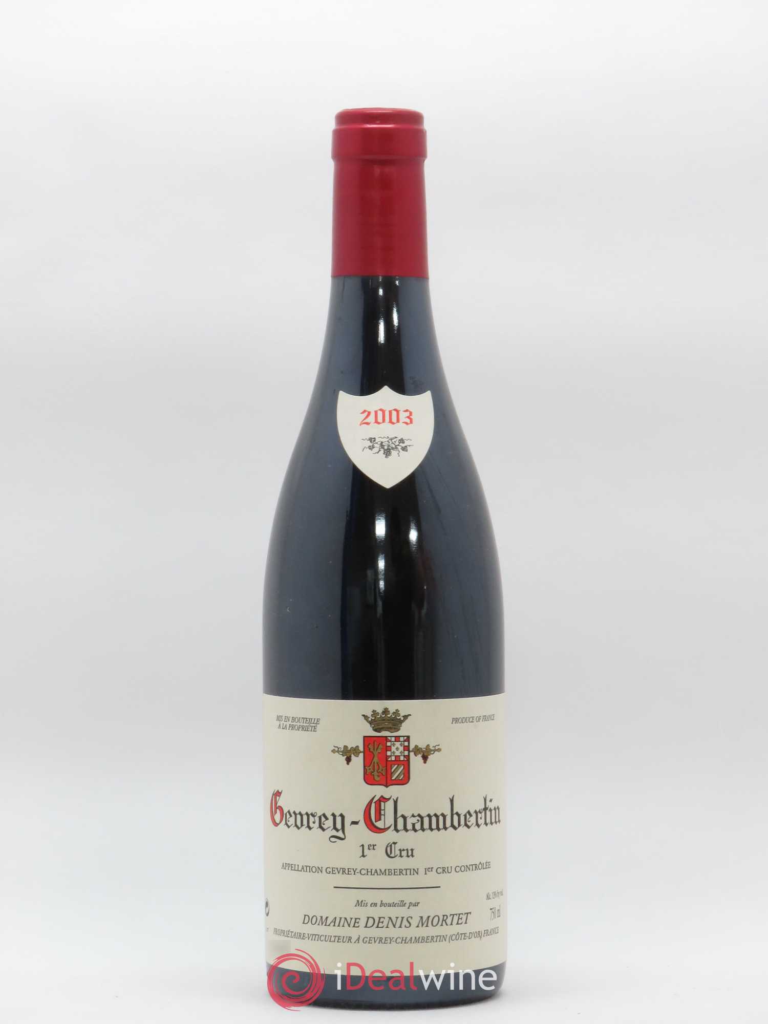 Gevrey-Chambertin 1er Cru Denis Mortet (Domaine) 2003 - Lot de 1 bouteille - 0