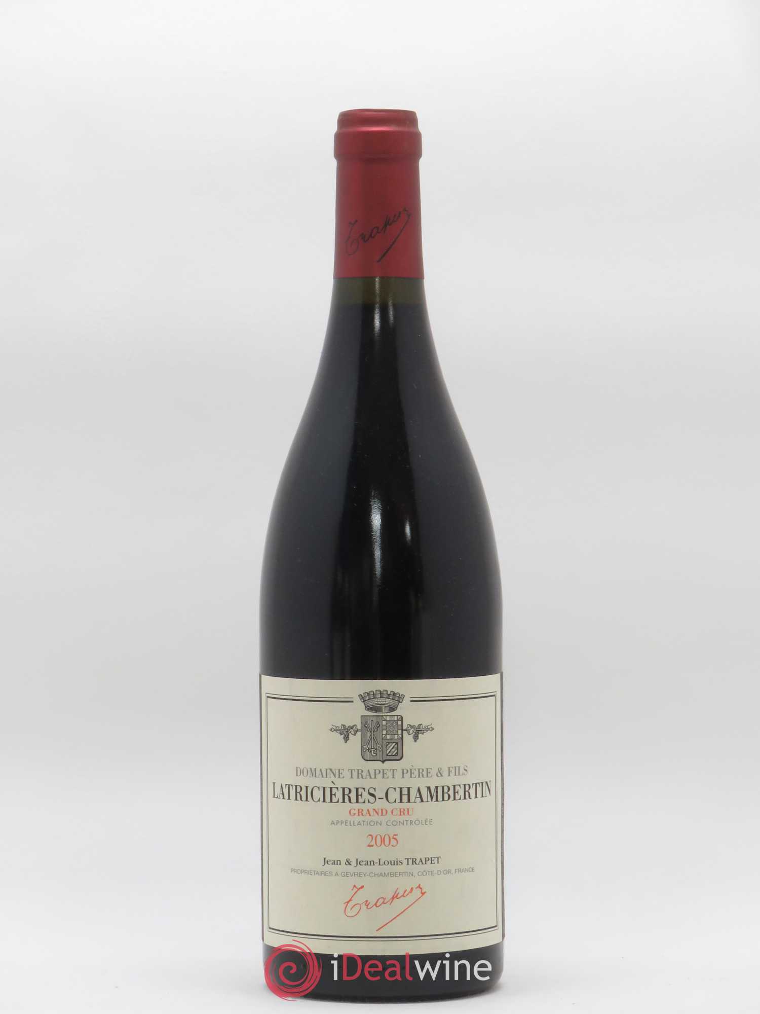 Latricières-Chambertin Grand Cru Domaine Trapet 2005 - Lot de 1 bouteille - 0