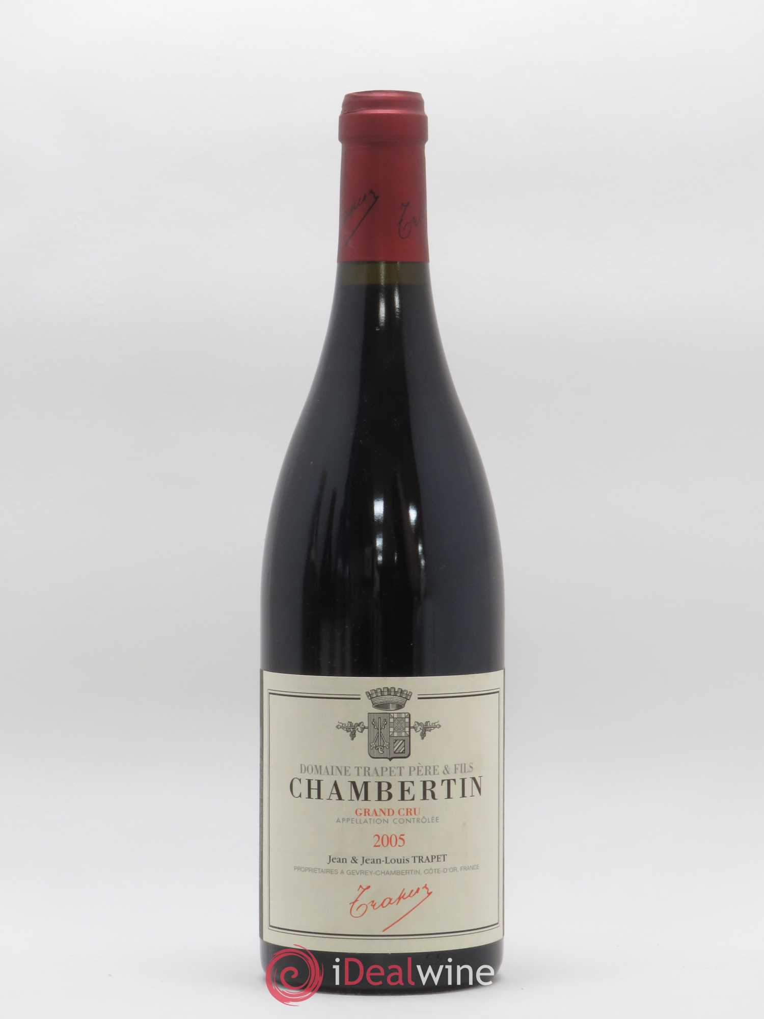 Chambertin Grand Cru Domaine Trapet 2005 - Lot de 1 bouteille - 0