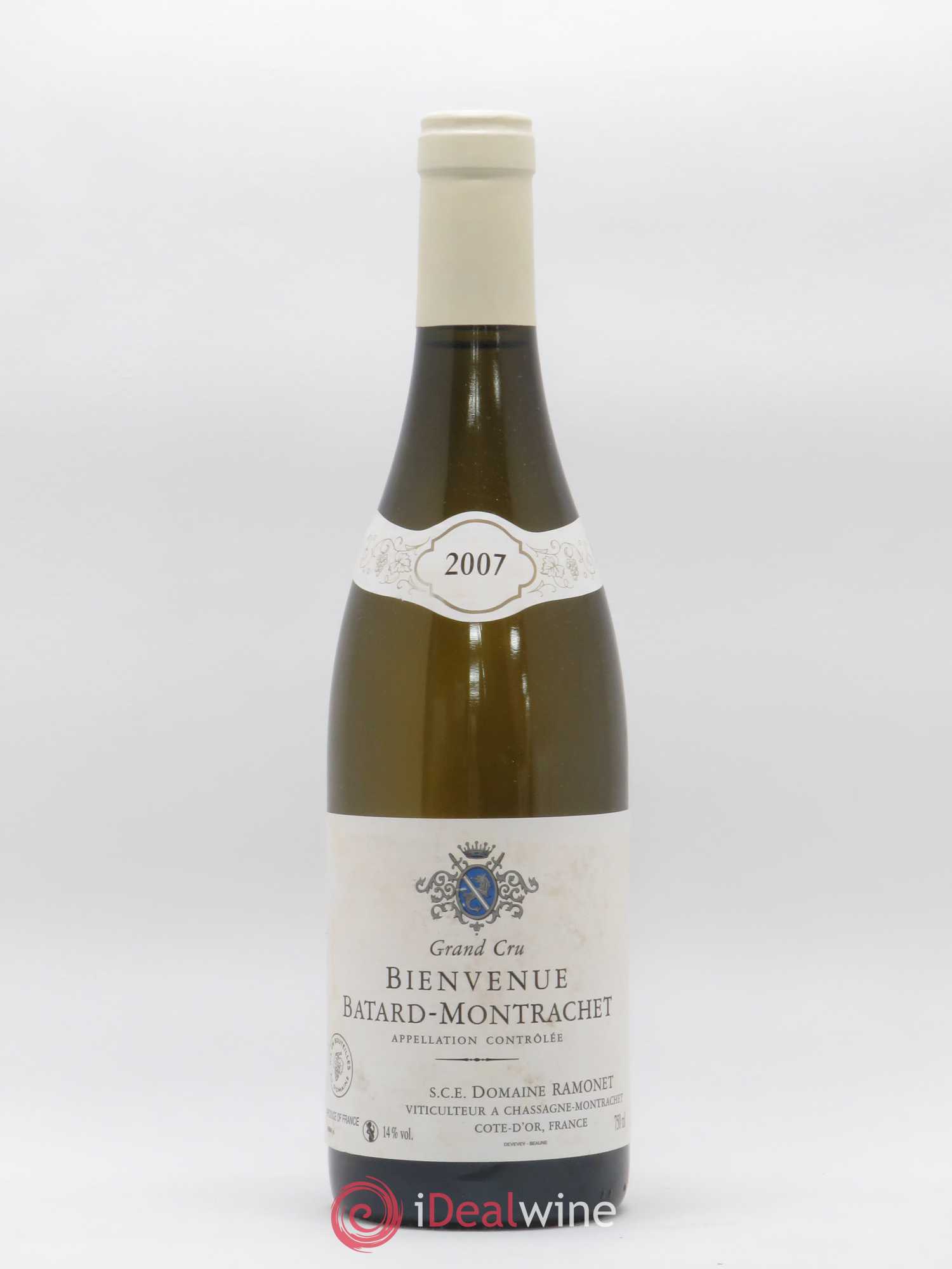 Bienvenues-Bâtard-Montrachet Grand Cru Ramonet (Domaine) 2007 - Lot de 1 bouteille - 0