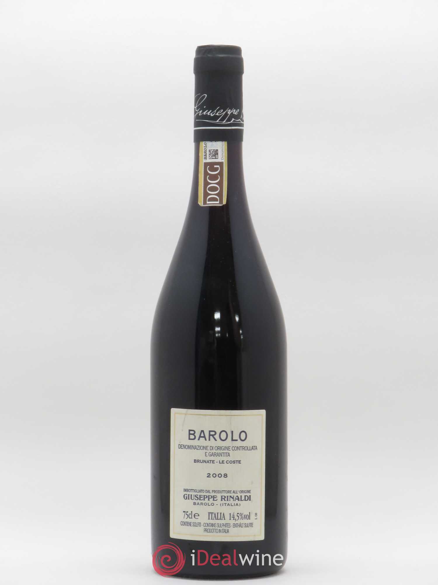 Barolo DOCG Brunate Giuseppe Rinaldi Le Coste 2008 - Posten von 1 Flasche - 1