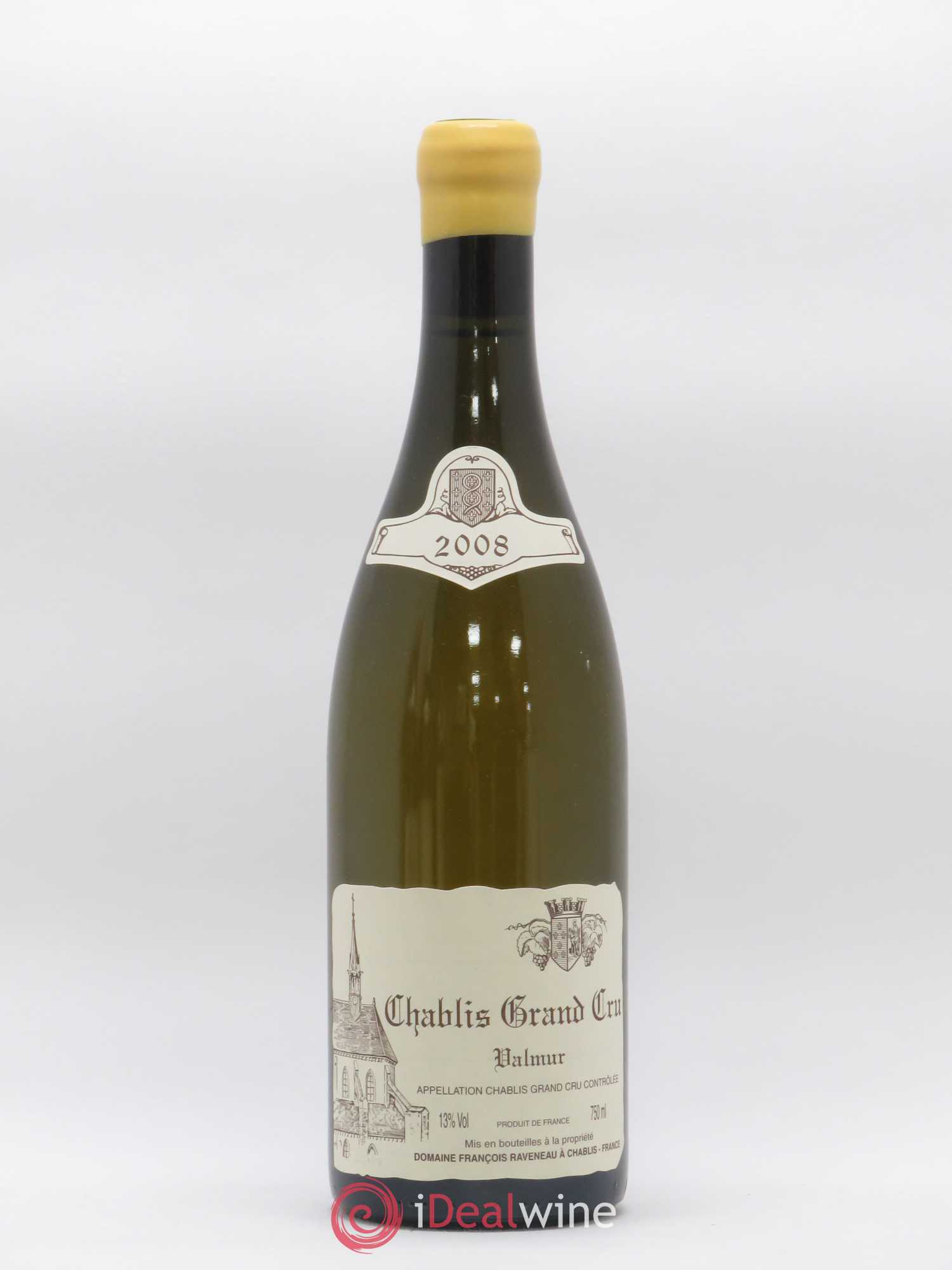 Chablis Grand Cru Valmur Raveneau (Domaine) 2008 - Lot de 1 bouteille - 0