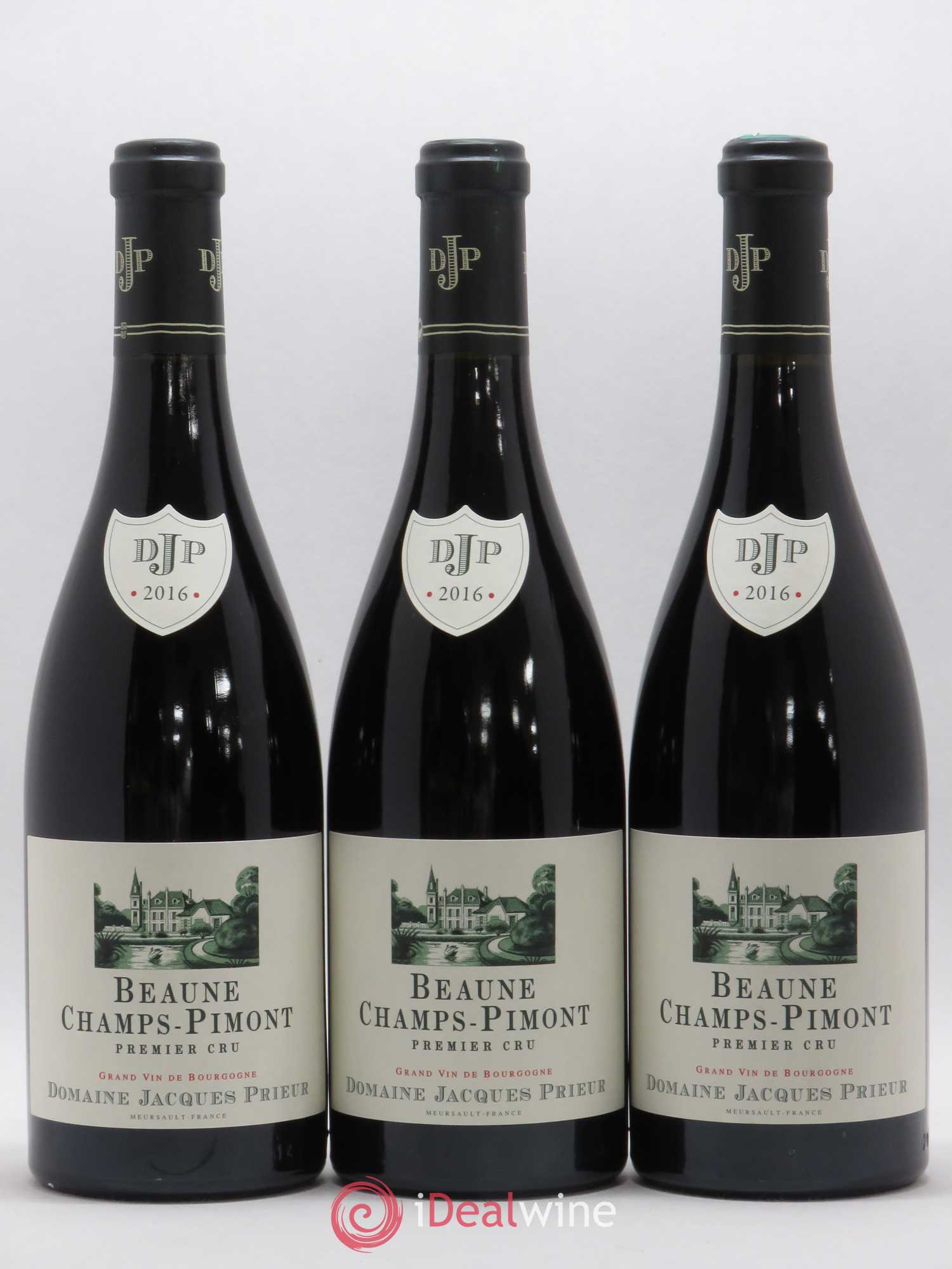 Beaune 1er Cru Champs-Pimont Jacques Prieur (Domaine) 2016 - Lot de 3 bouteilles - 0