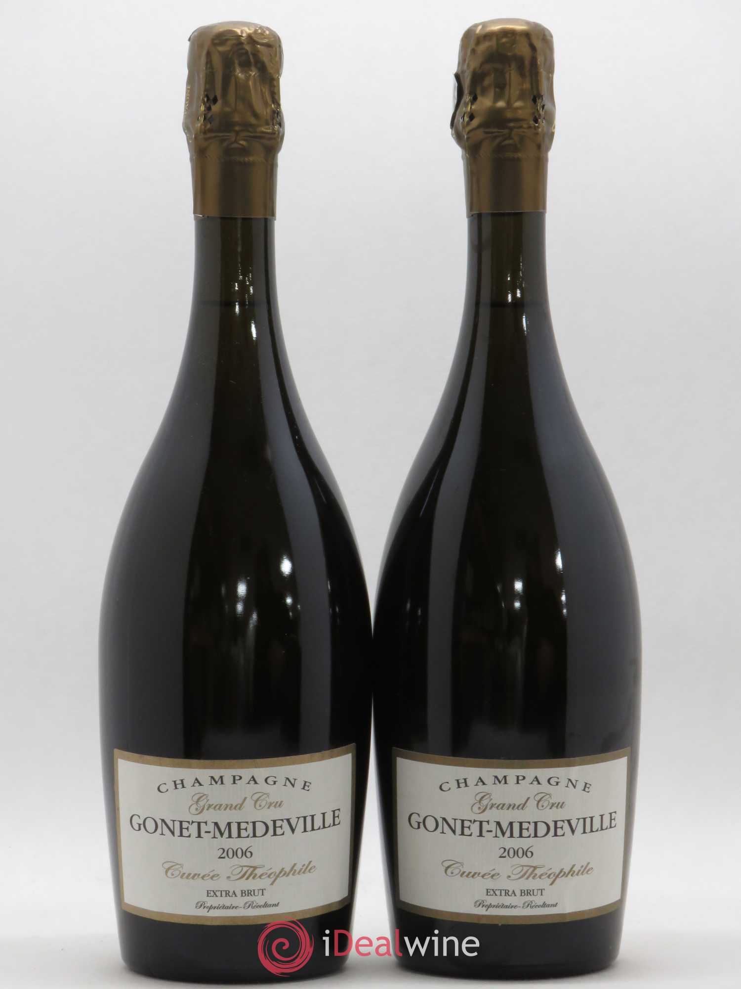 Cuvée Théophile Grand Cru Extra-Brut Vignobles Gonet-Medeville 2006 - Lot de 2 bouteilles - 0