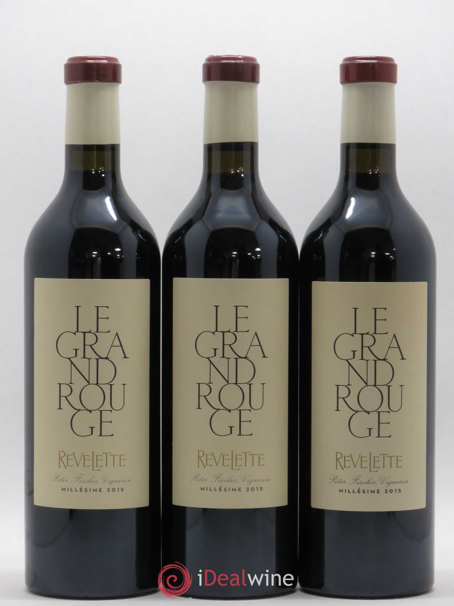Méditerranée Château Revelette Le Grand Rouge Sandra & Peter Fischer 2015 - Lot de 3 bouteilles - 0