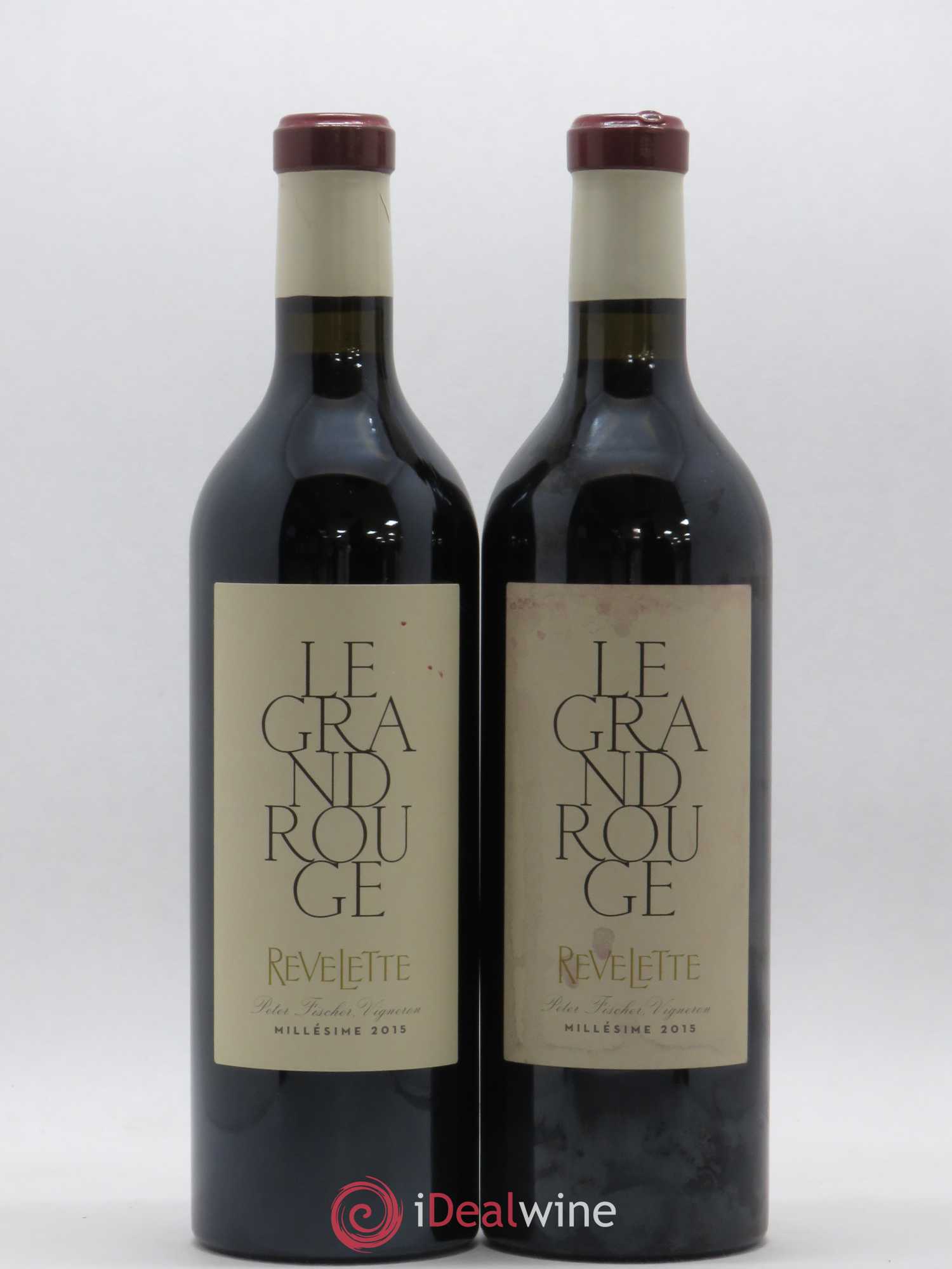 Méditerranée Château Revelette Le Grand Rouge Sandra & Peter Fischer 2015 - Lot de 2 bouteilles - 0