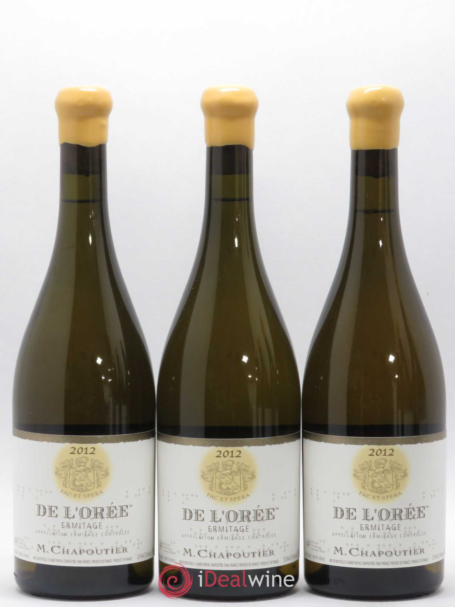 Hermitage Ermitage de l'Orée Chapoutier 2012 - Lot de 6 bouteilles - 3