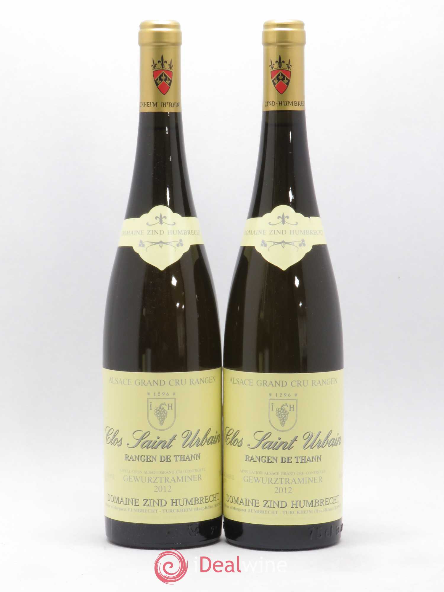 Alsace Gewurztraminer Grand Cru Rangen de Thann Clos Saint Urbain Zind-Humbrecht (Domaine) 2012 - Lot de 2 bouteilles - 0