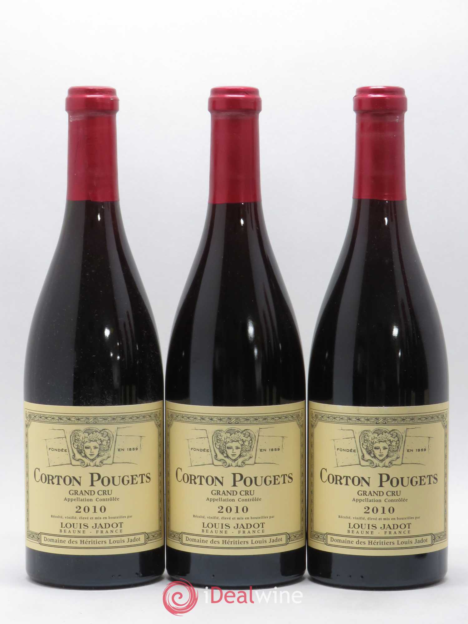 Corton Grand Cru Pougets Maison Louis Jadot 2010 - Lot de 6 bouteilles - 1