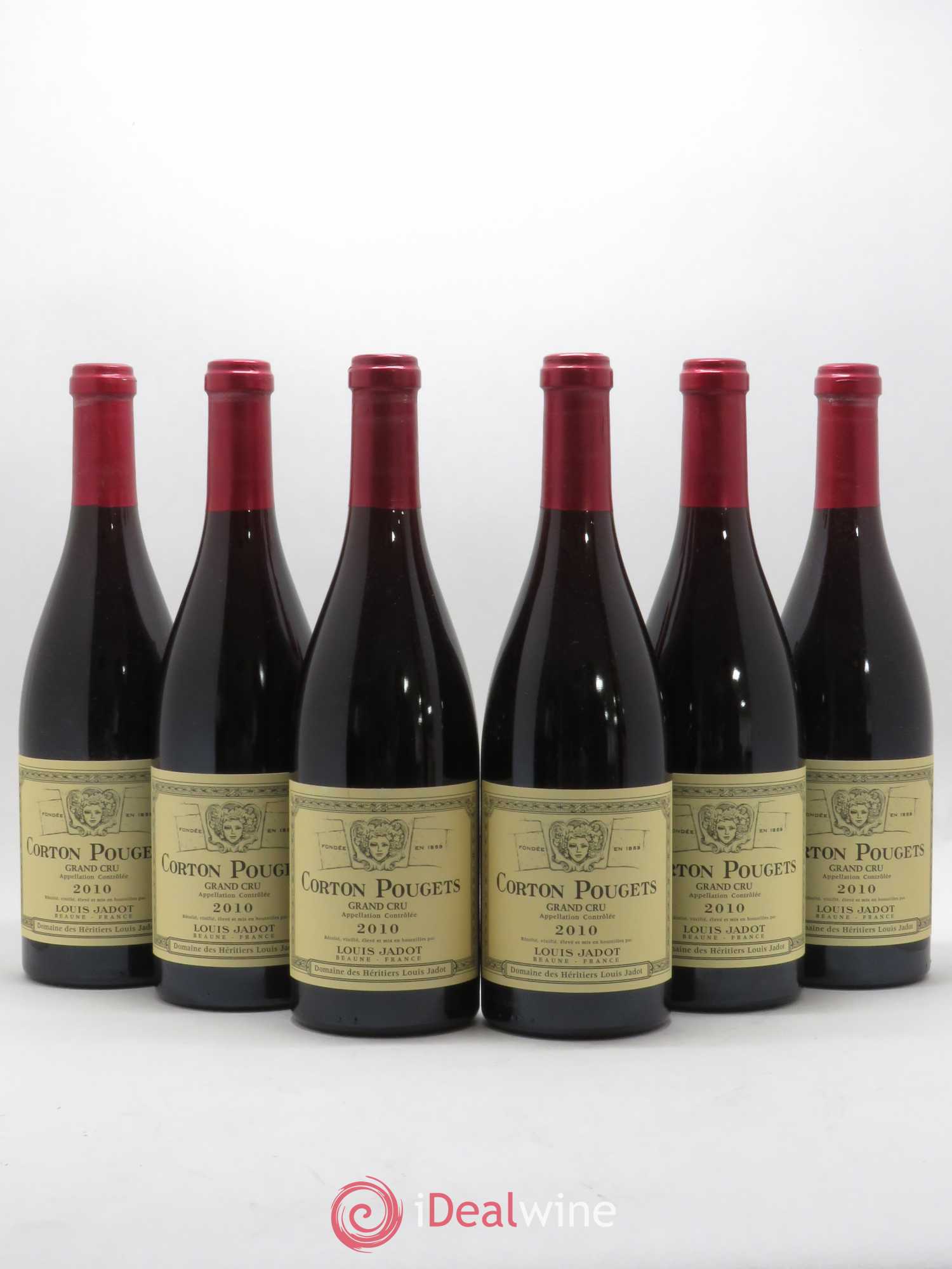 Corton Grand Cru Pougets Maison Louis Jadot 2010 - Lot de 6 bouteilles - 0