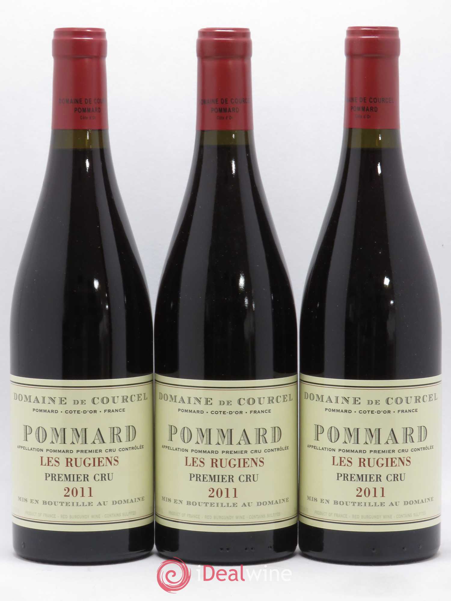 Pommard 1er Cru Les Rugiens de Courcel (Domaine) 2011 - Lot de 3 bouteilles - 0