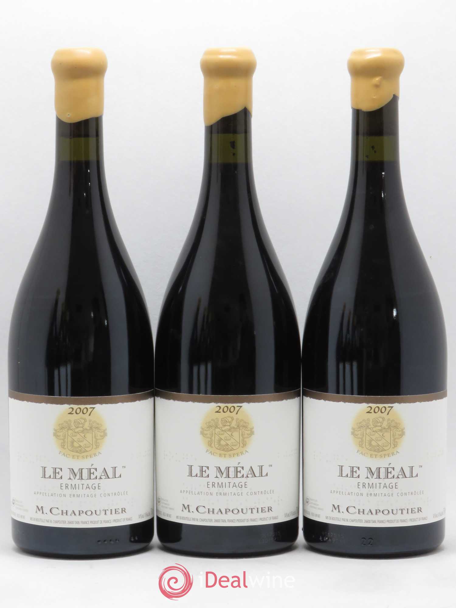 Hermitage Ermitage Le Méal Chapoutier 2007 - Lot de 6 bouteilles - 2