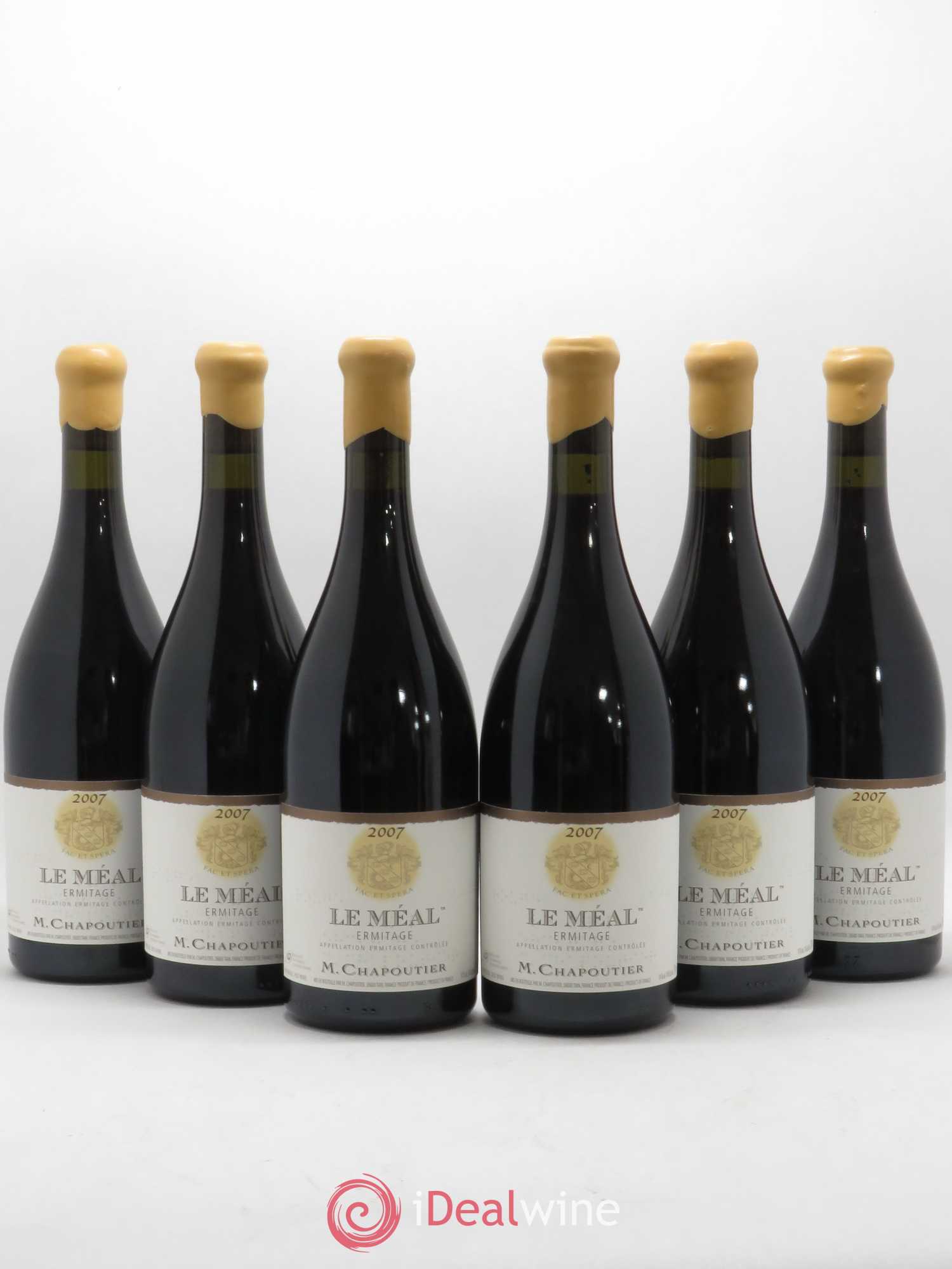 Hermitage Ermitage Le Méal Chapoutier 2007 - Lot de 6 bouteilles - 0