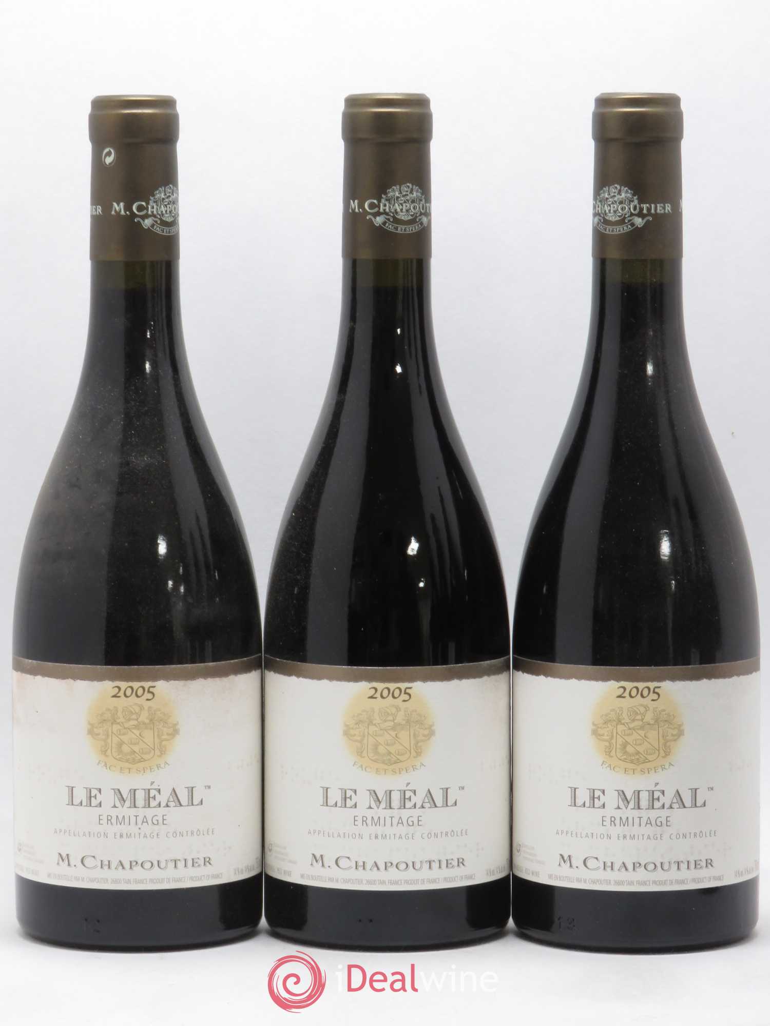 Hermitage Ermitage Le Méal Chapoutier 2005 - Lot de 6 bouteilles - 1