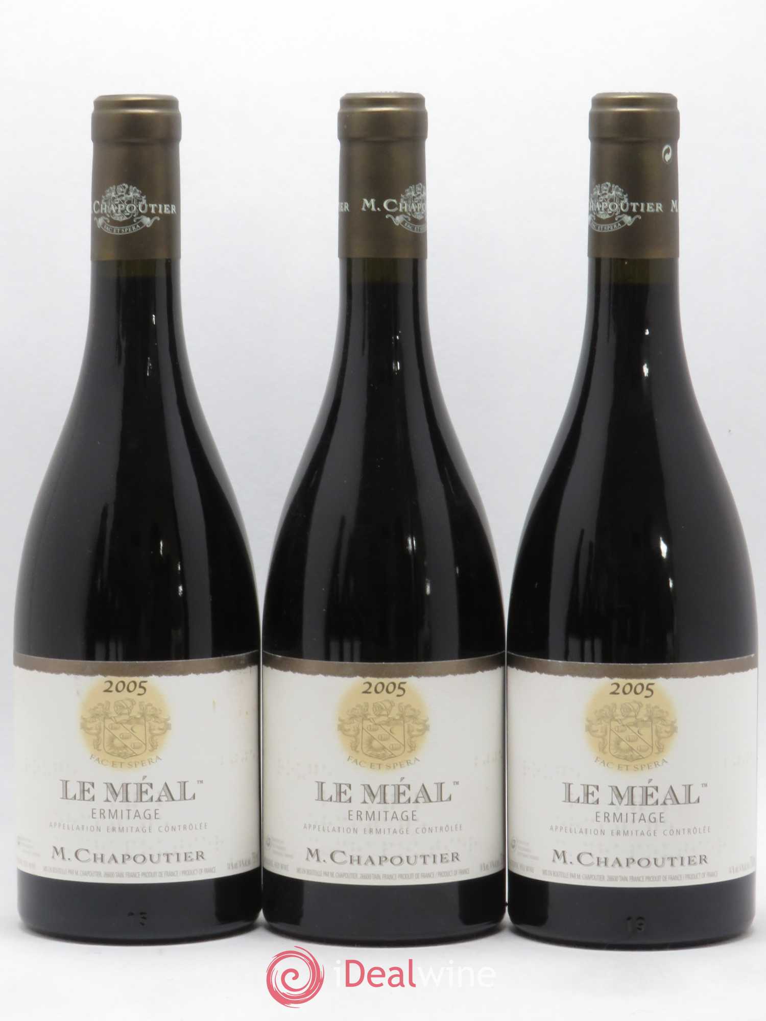 Hermitage Ermitage Le Méal Chapoutier 2005 - Lot de 6 bouteilles - 2