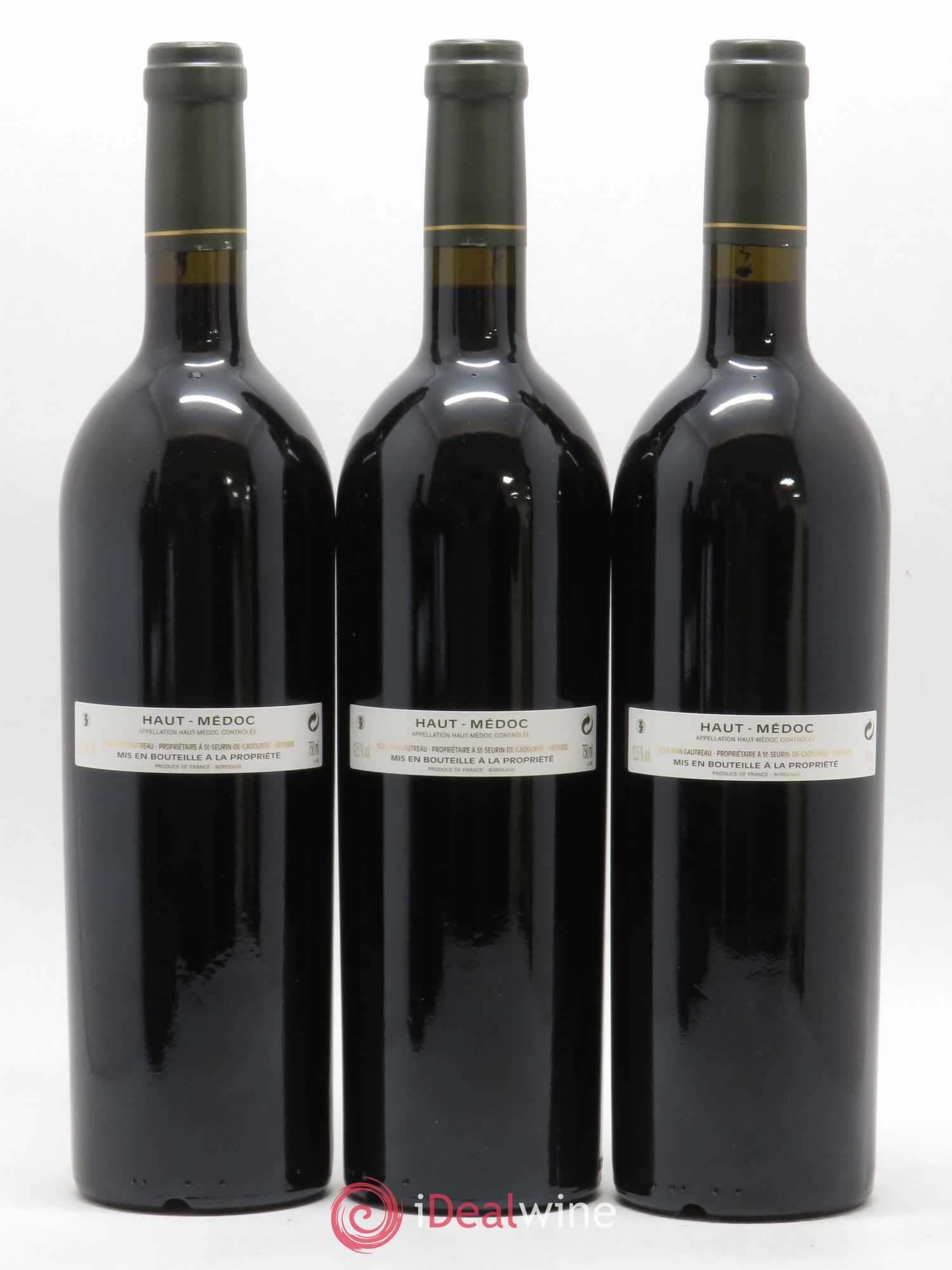 Haut Médoc Cuvée Jean Gautreau Sociando Mallet 2005 - Posten von 6 Flaschen - 4