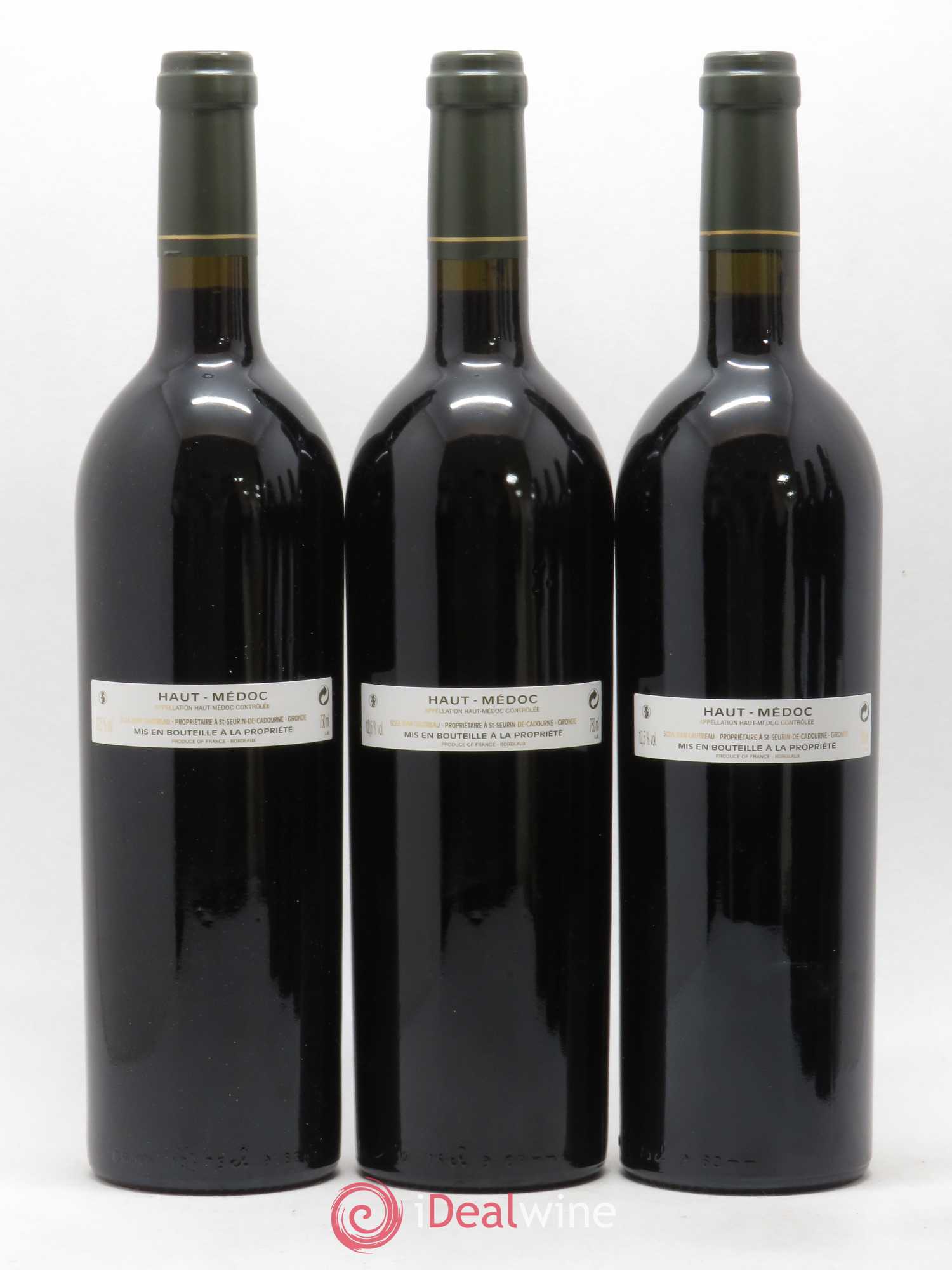 Haut Médoc Cuvée Jean Gautreau Sociando Mallet 2005 - Posten von 6 Flaschen - 2