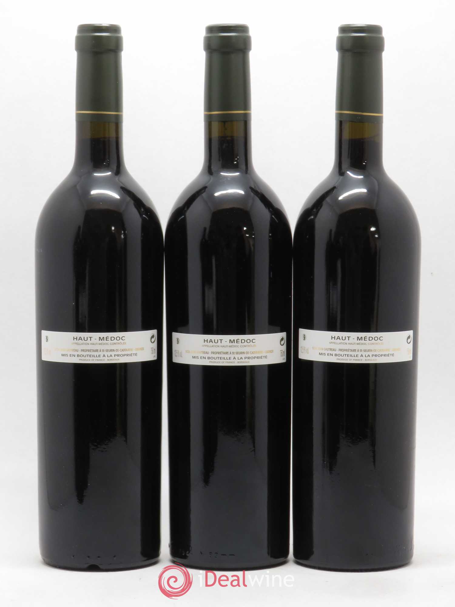 Haut Médoc Cuvée Jean Gautreau Sociando Mallet 2005 - Posten von 6 Flaschen - 4