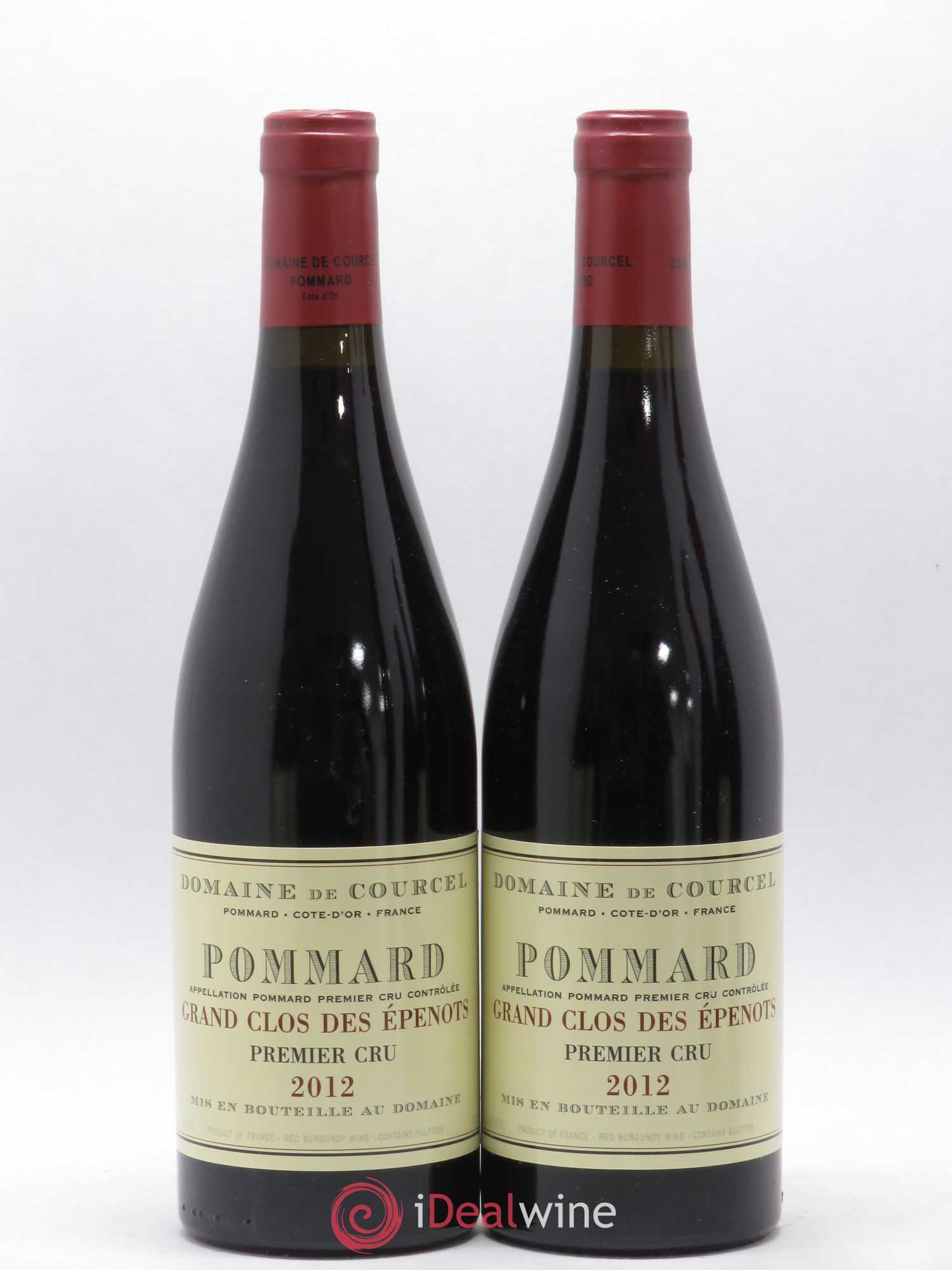 Pommard 1er Cru Grand Clos des Epenots de Courcel (Domaine) 2012 - Lot de 2 bouteilles - 0
