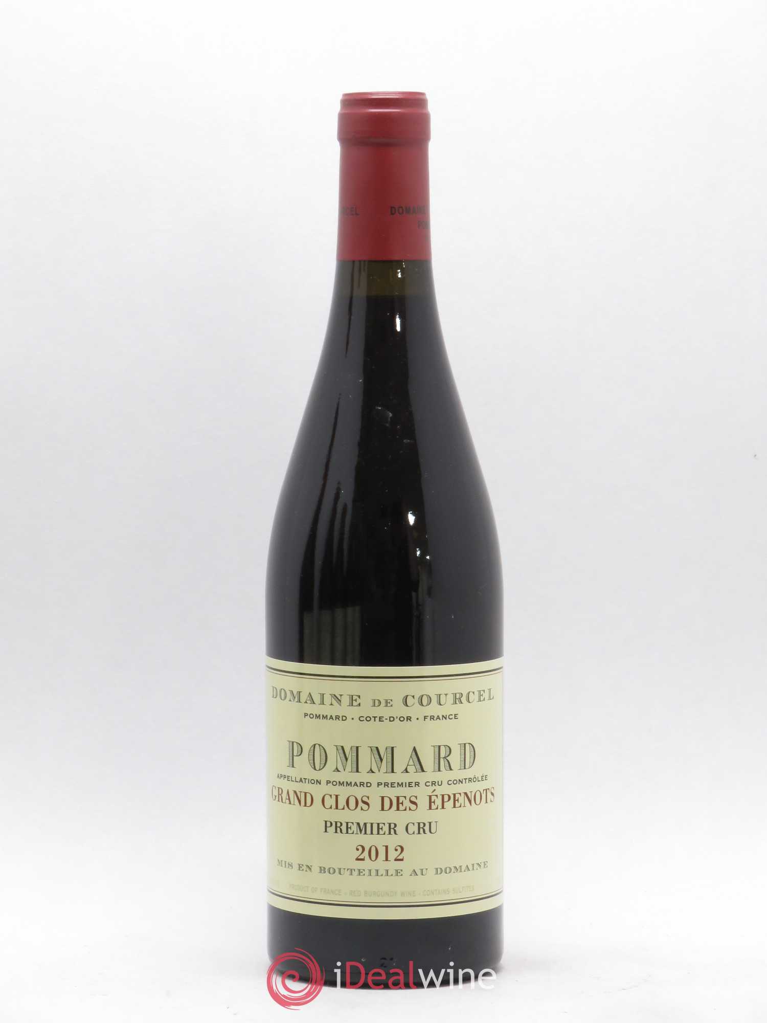 Pommard 1er Cru Grand Clos des Epenots de Courcel (Domaine) 2012 - Lot de 1 bouteille - 0