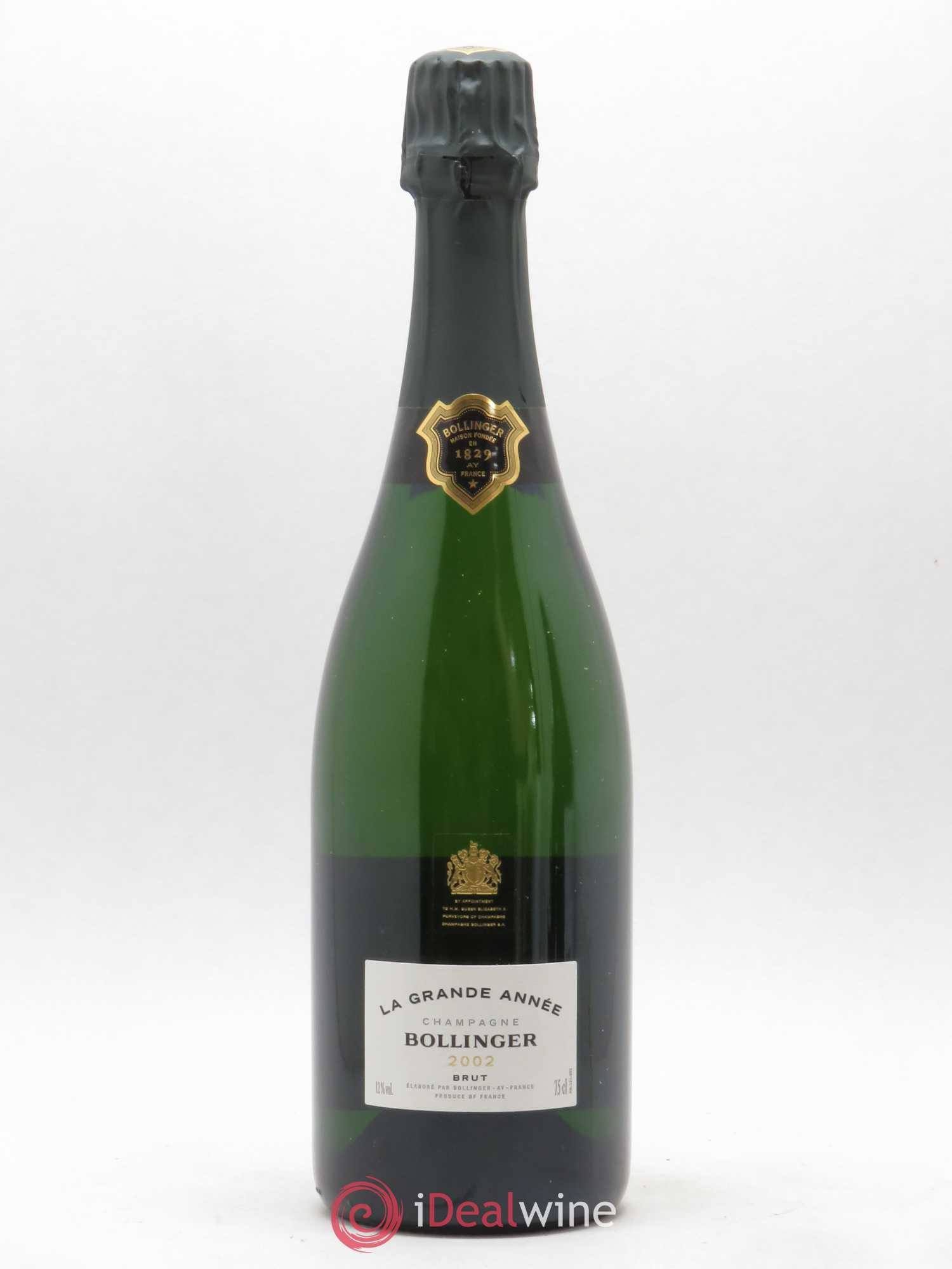 La Grande Année Brut Bollinger 2002 - Lot de 1 bouteille - 0