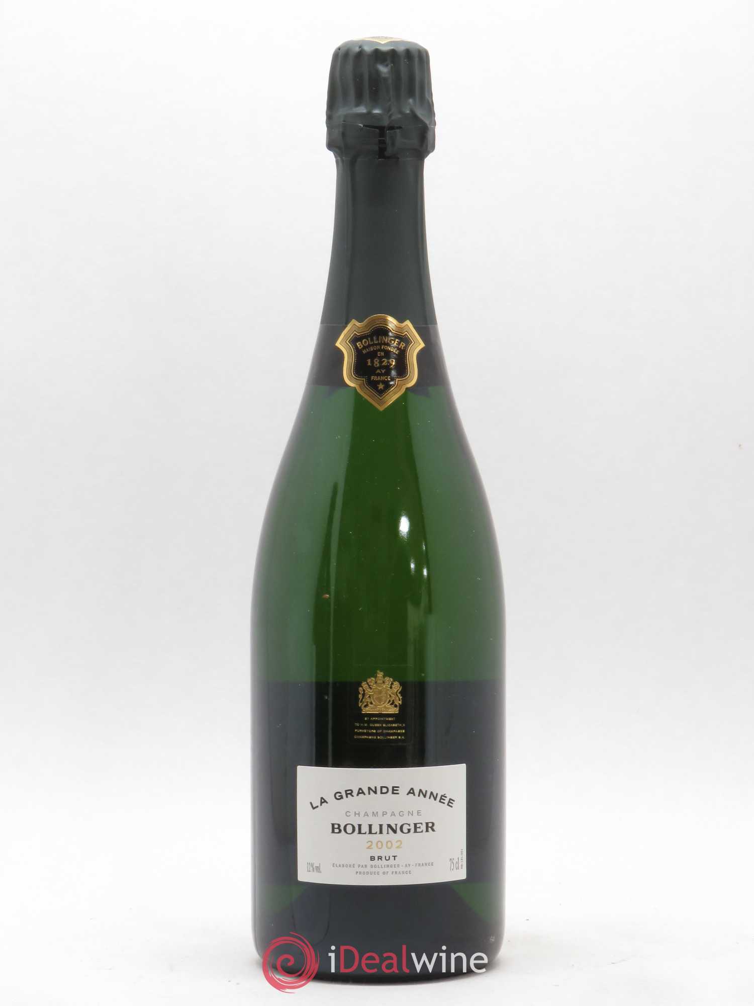La Grande Année Brut Bollinger 2002 - Lot de 1 bouteille - 0