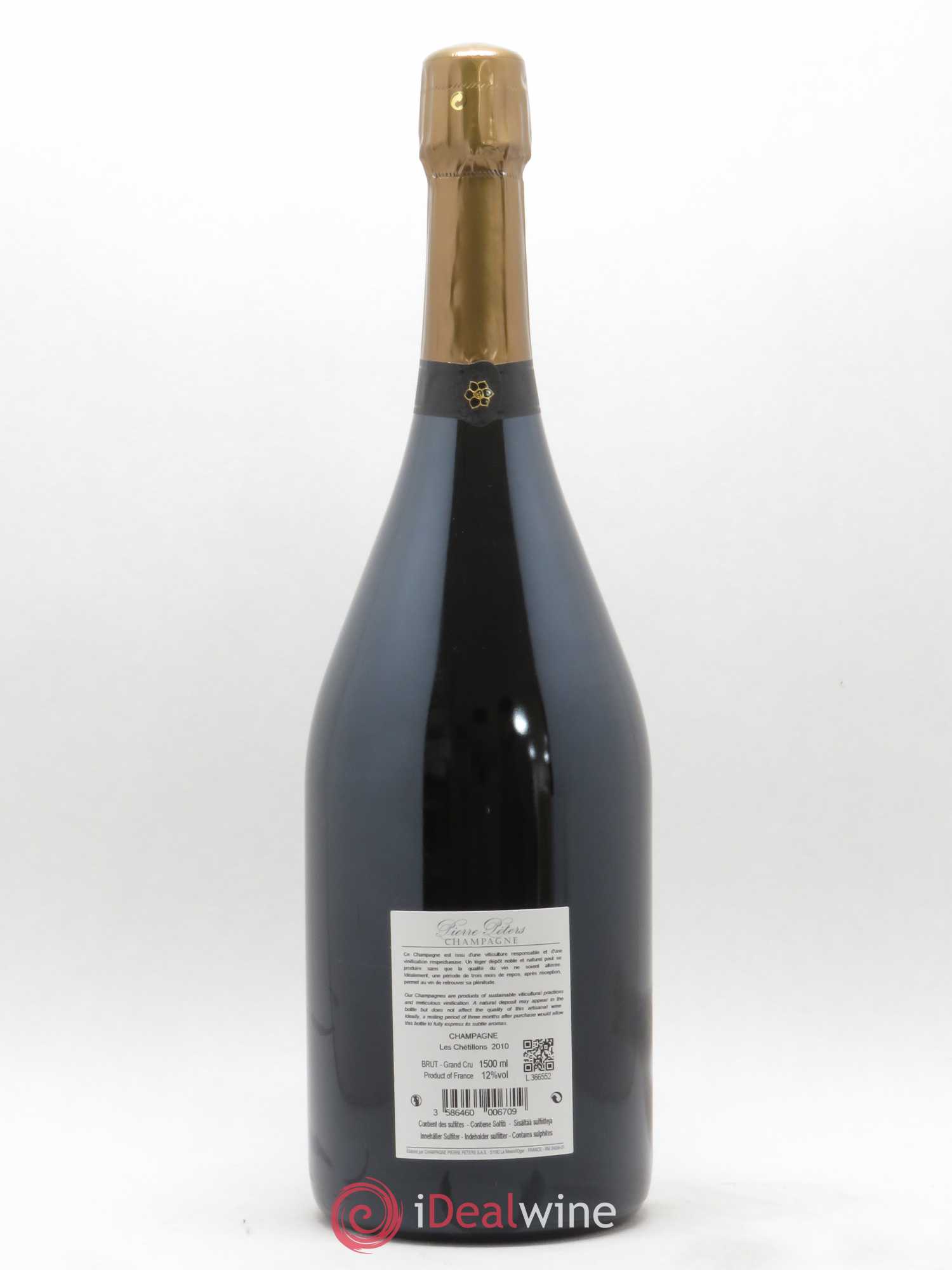 Cuvée Spéciale les Chétillons Blanc de Blancs Brut Pierre Péters 2010 - Lot de 1 magnum - 1