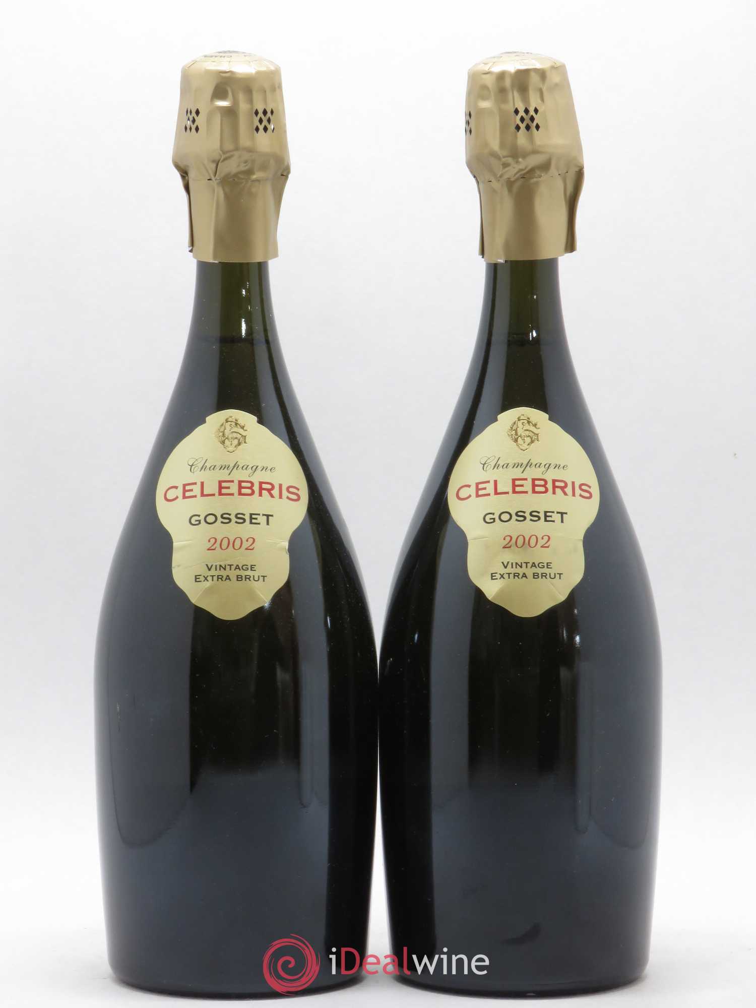 Celebris Gosset 2002 - Lot de 2 bouteilles - 0