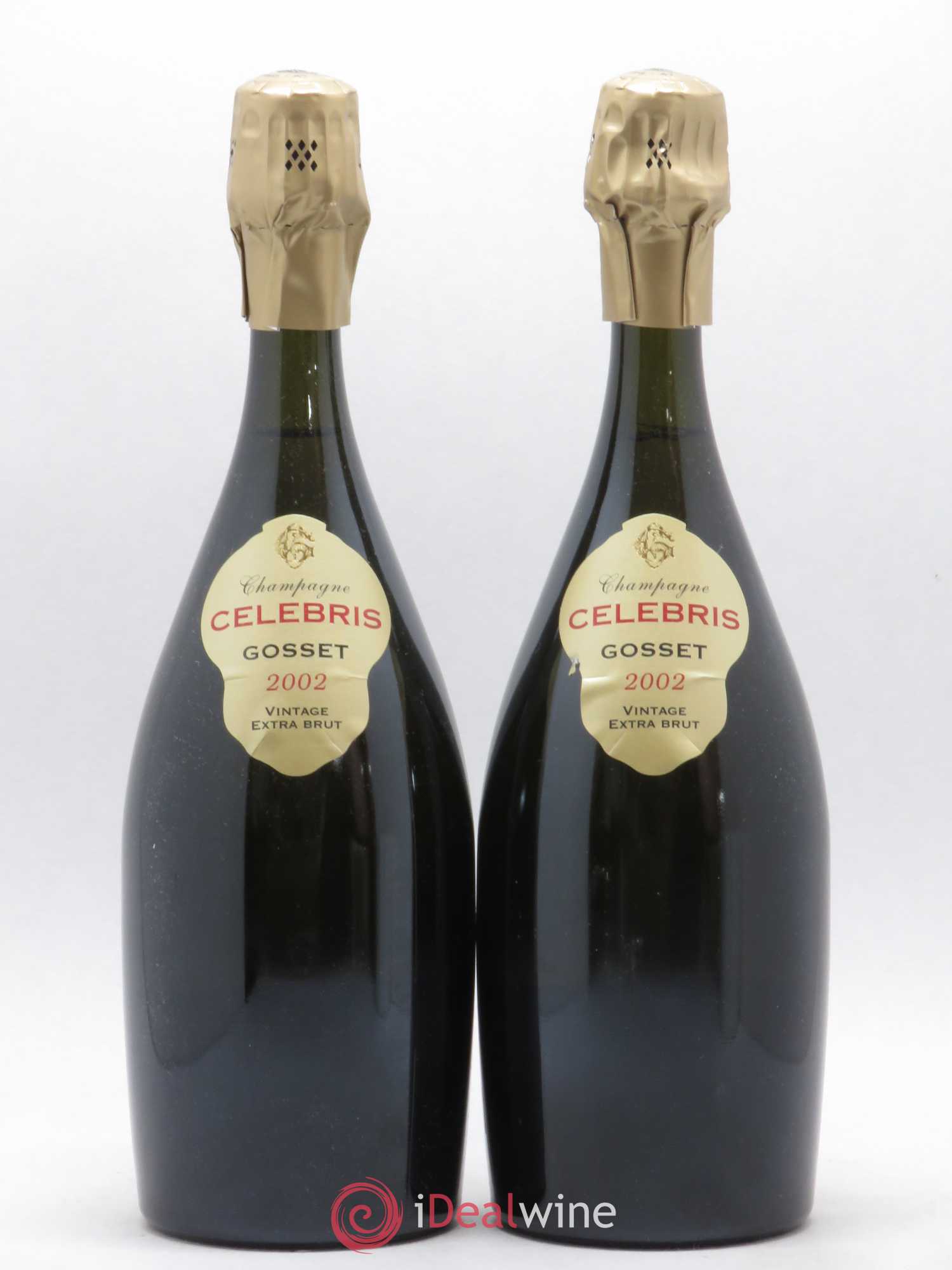 Celebris Gosset 2002 - Lot de 2 bouteilles - 0