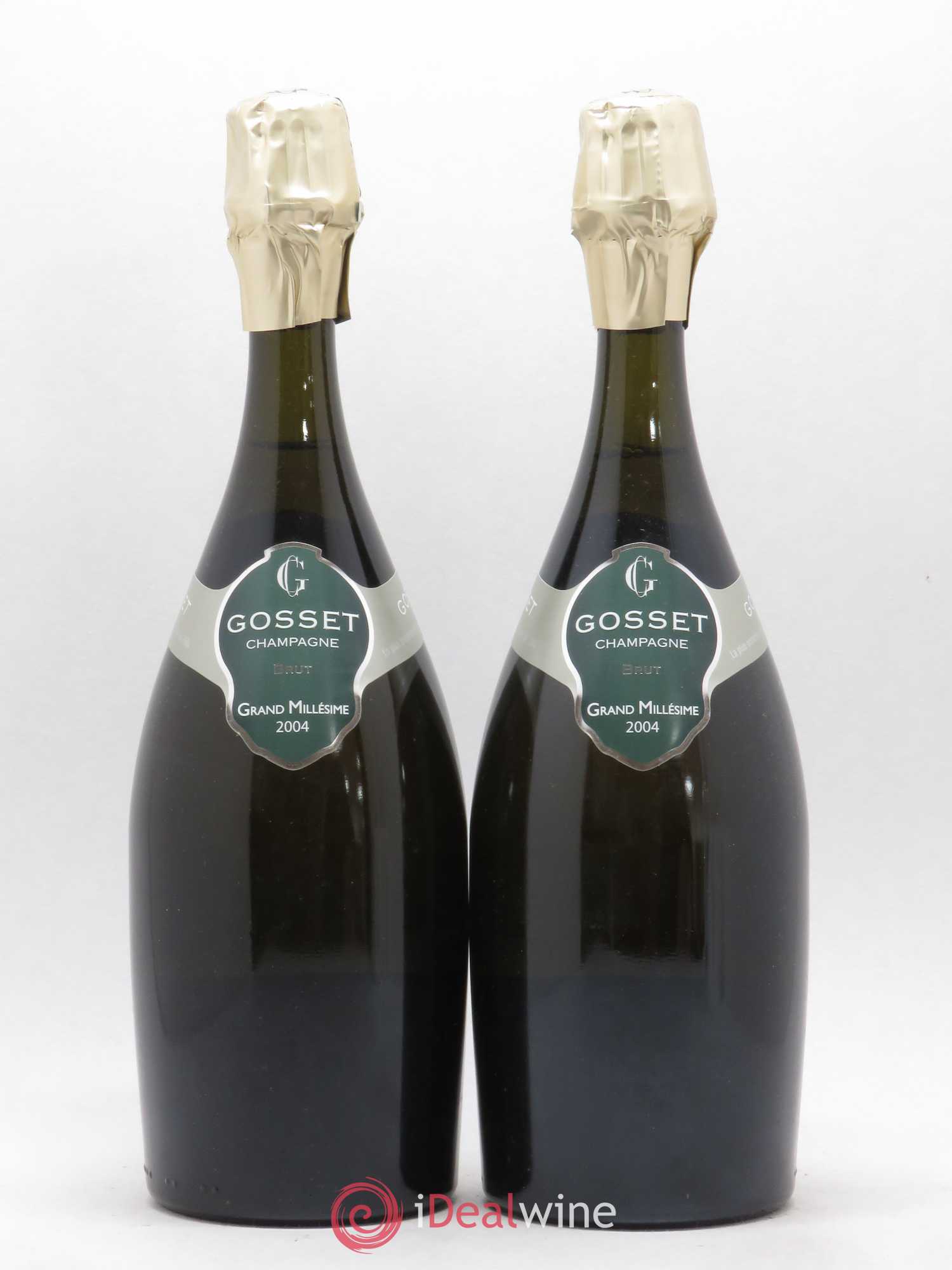 Champagne Brut Grand Millésime Gosset 2004 - Posten von 2 Flaschen - 0