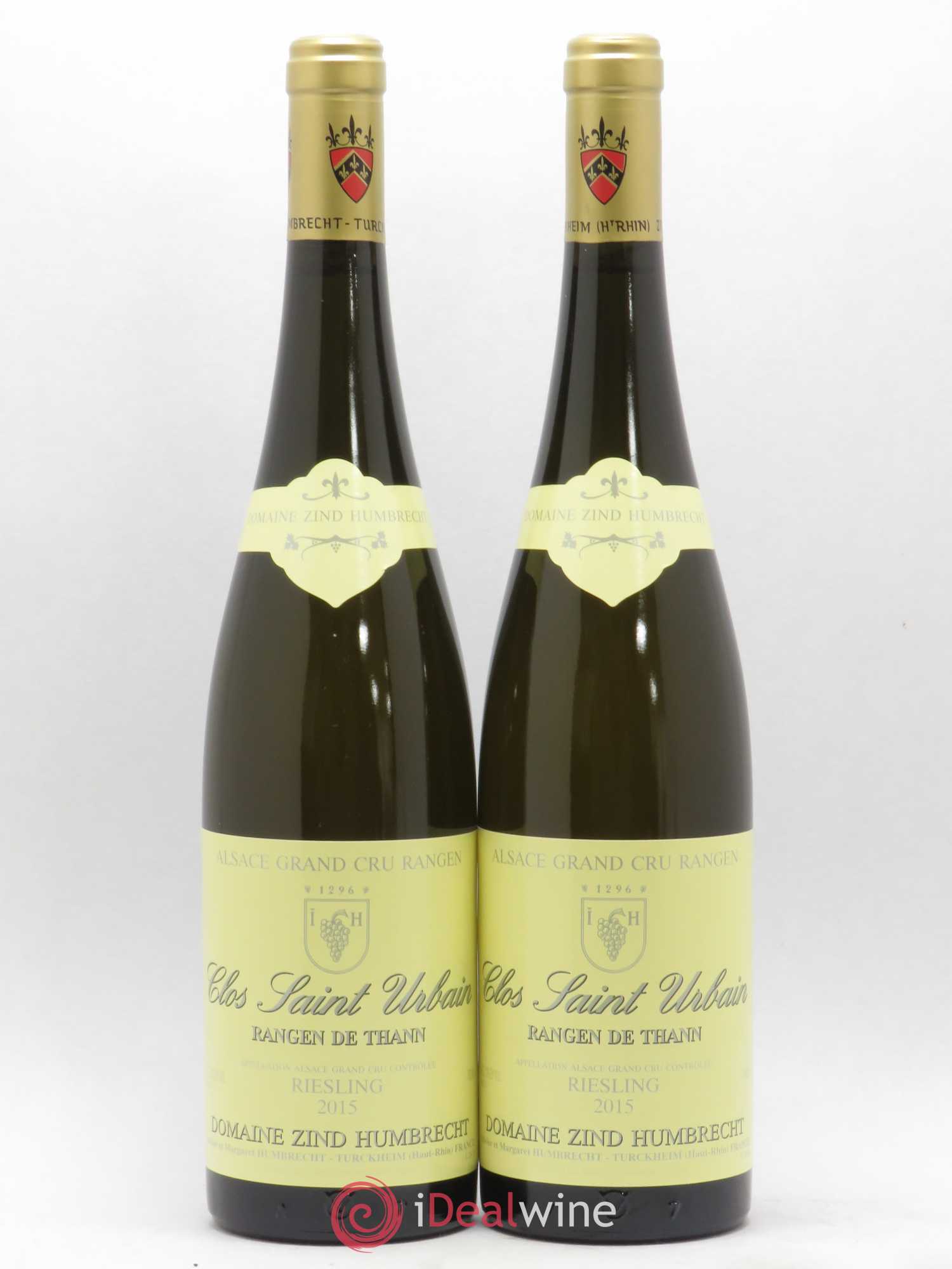 Alsace Riesling Grand Cru Rangen de Thann Clos Saint Urbain Zind-Humbrecht (Domaine) 2015 - Lot de 2 bouteilles - 0