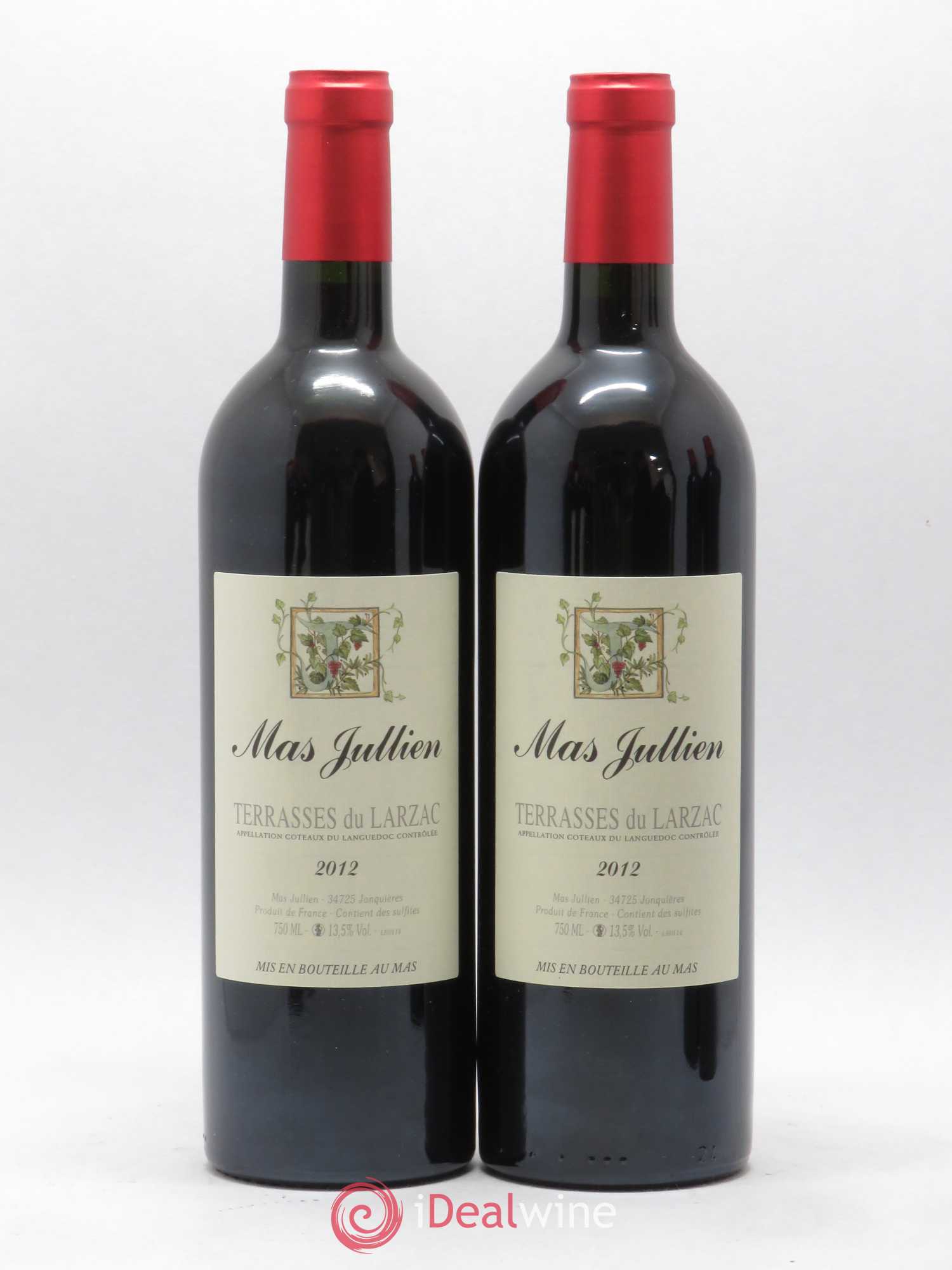 Terrasses du Larzac Mas Jullien Olivier Jullien 2012 - Lot de 2 bouteilles - 0