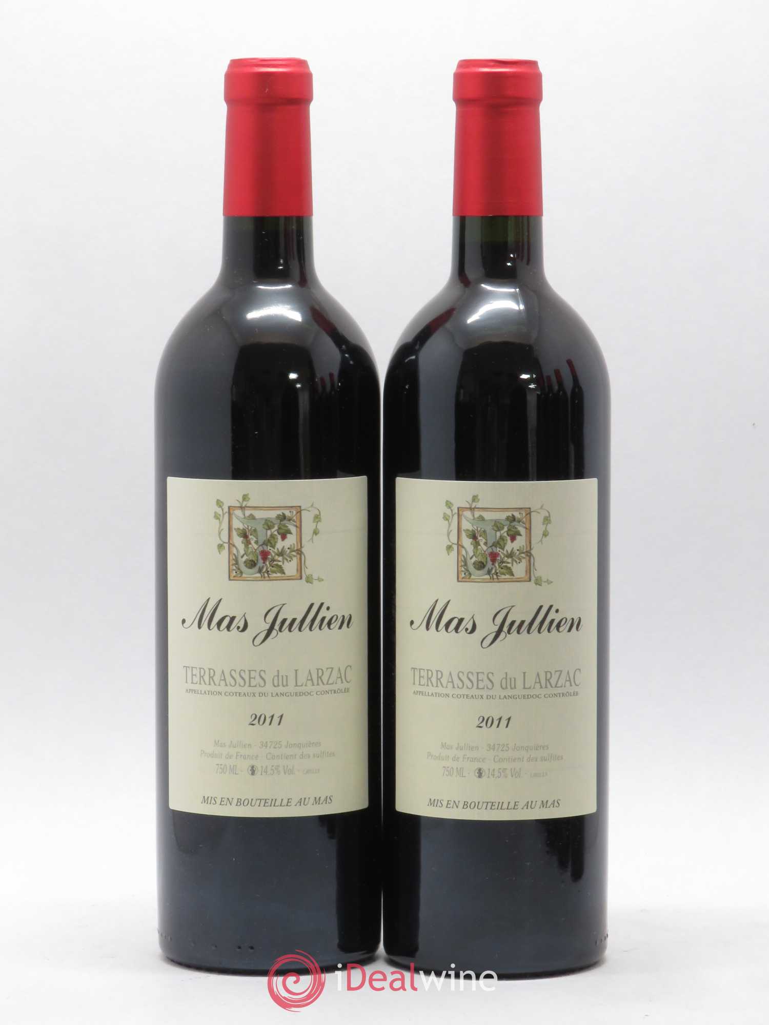 Terrasses du Larzac Mas Jullien Olivier Jullien 2011 - Lot de 2 bouteilles - 0