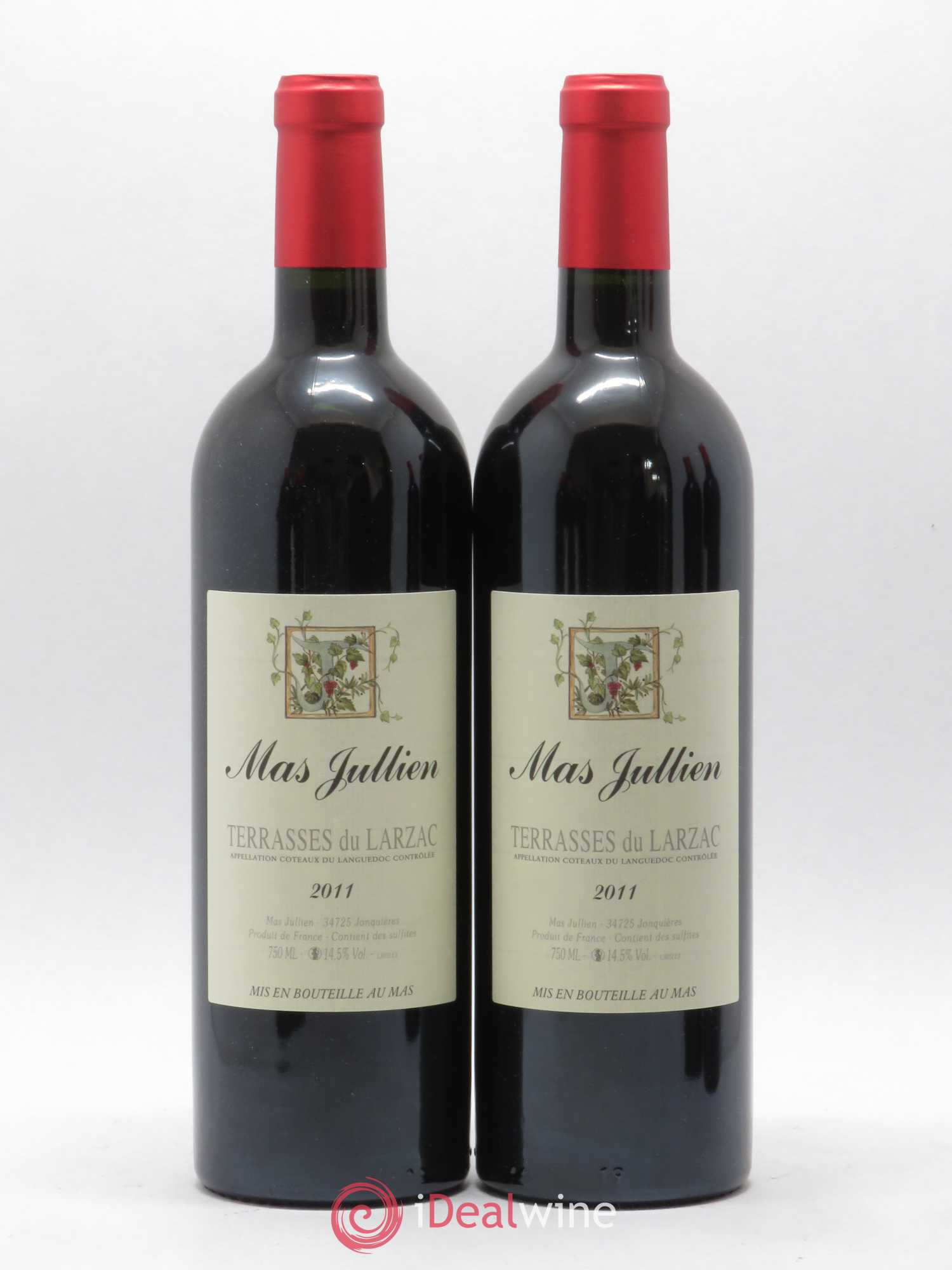 Terrasses du Larzac Mas Jullien Olivier Jullien 2011 - Lot de 2 bouteilles - 0