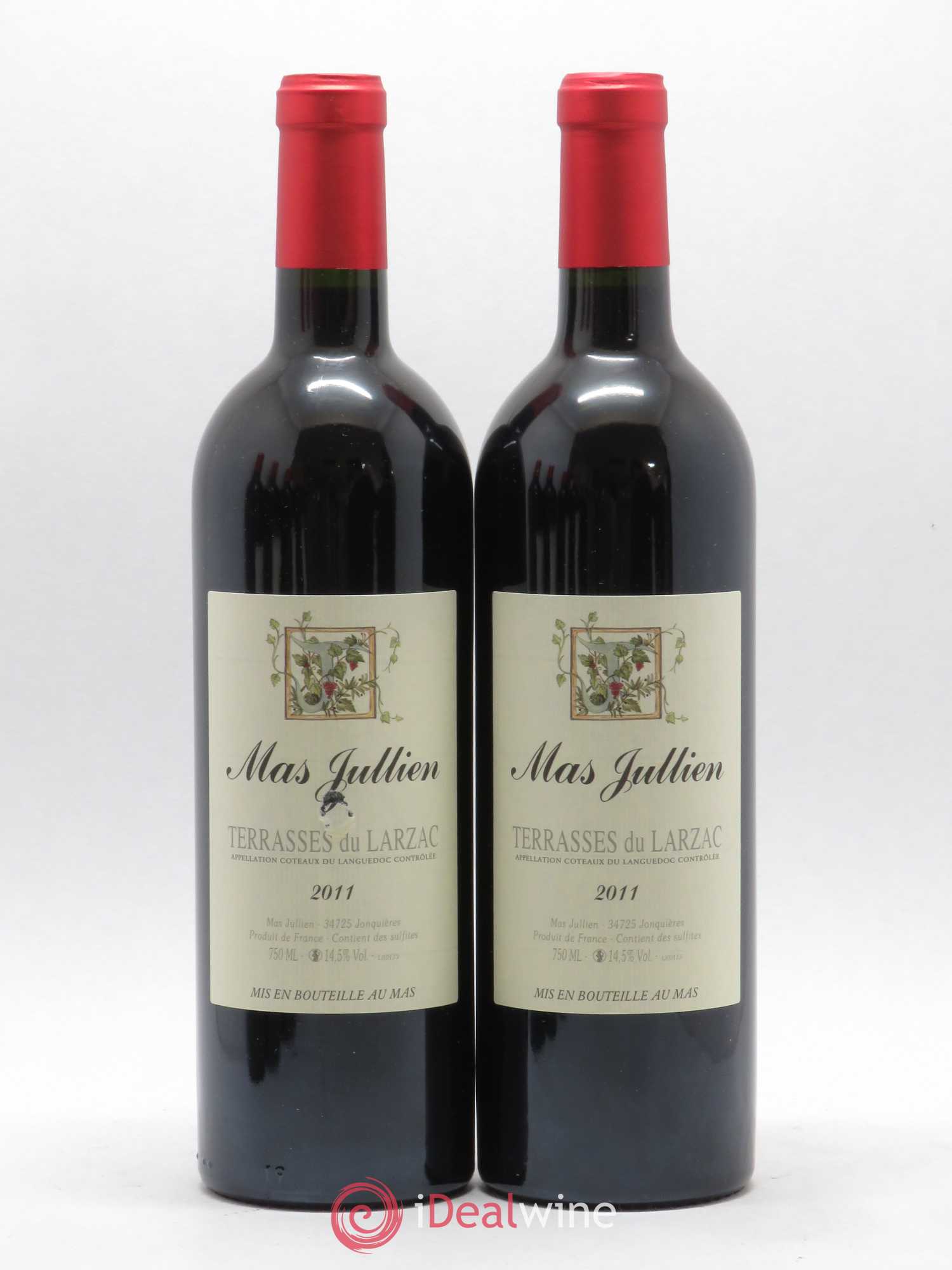 Terrasses du Larzac Mas Jullien Olivier Jullien 2011 - Lot de 2 bouteilles - 0