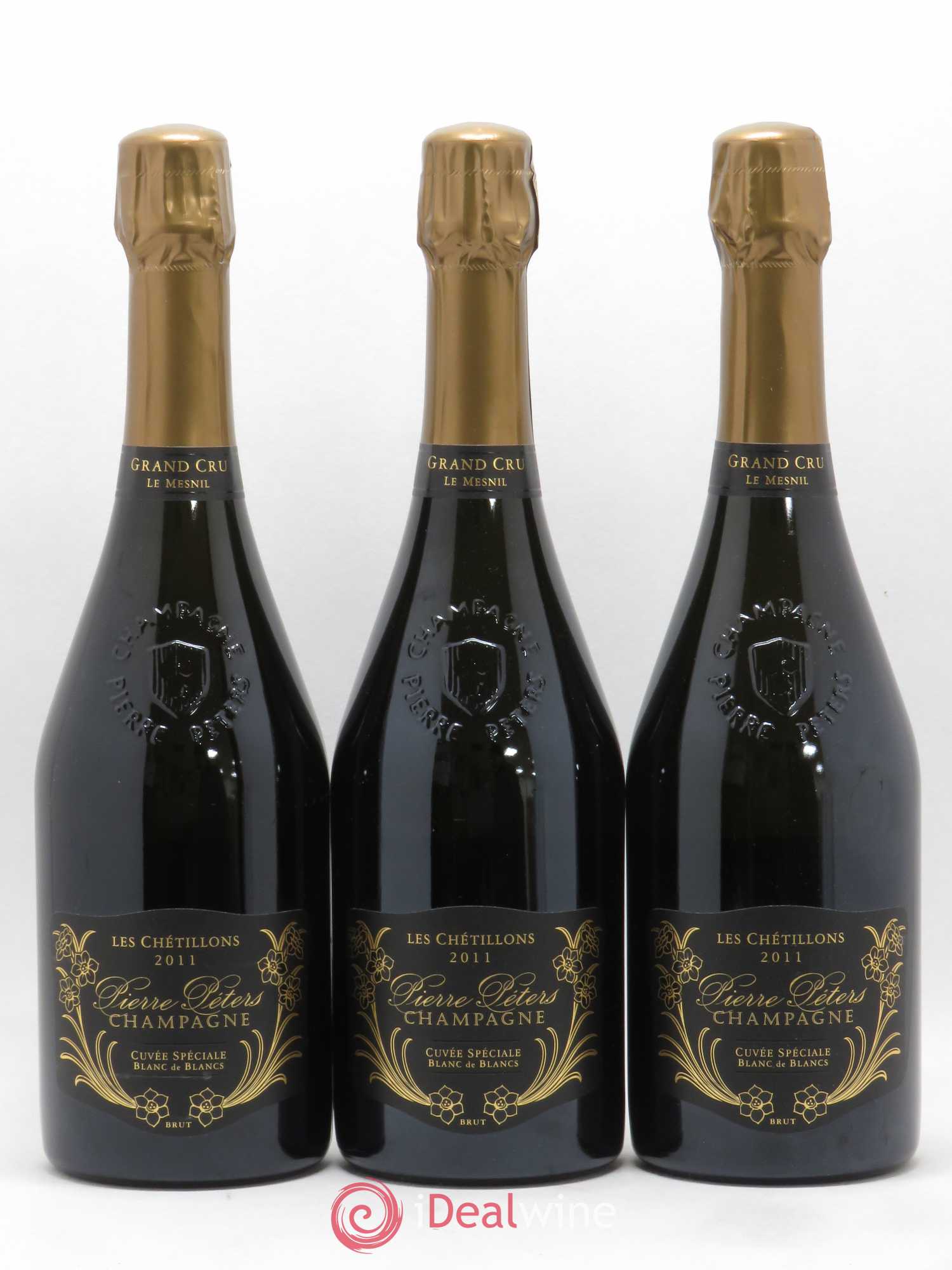 Cuvée Spéciale les Chétillons Blanc de Blancs Brut Pierre Péters 2011 - Lot de 3 bouteilles - 0