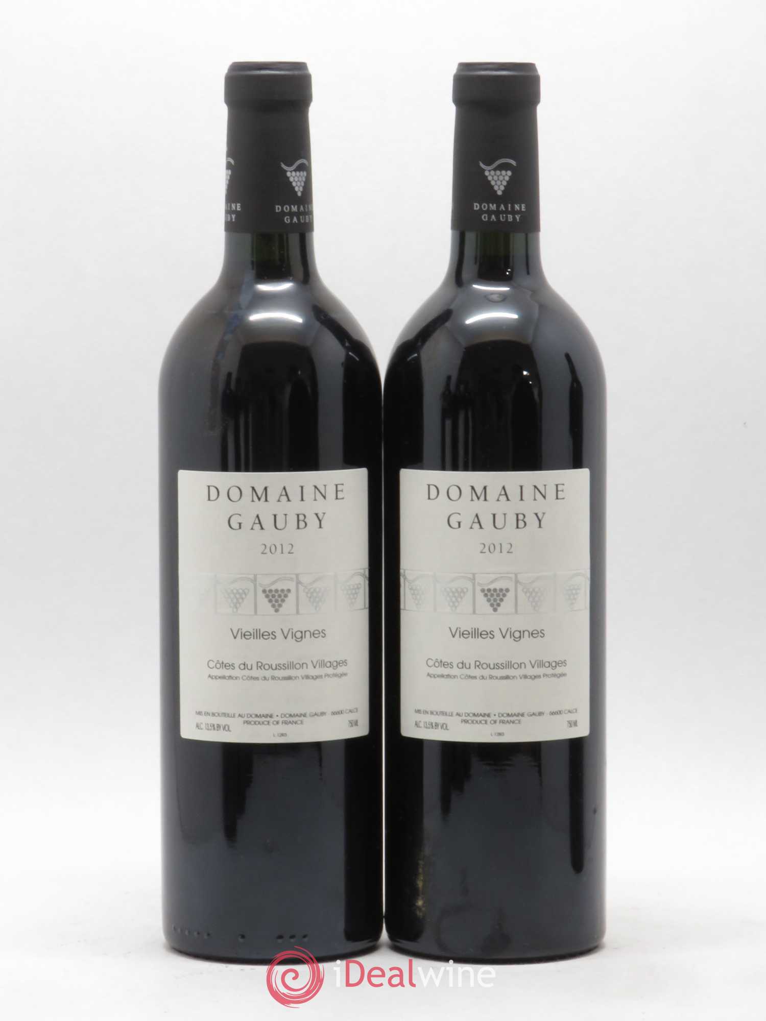 Côtes du Roussillon Villages Vieilles vignes Gauby (Domaine) 2012 - Lot de 2 bouteilles - 0