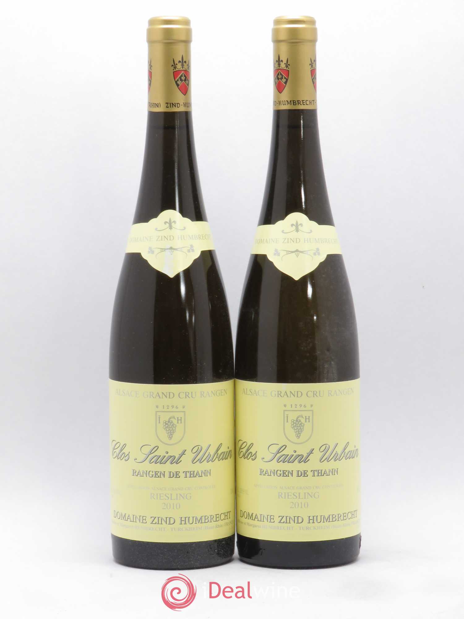 Alsace Riesling Grand Cru Rangen de Thann Clos Saint Urbain Zind-Humbrecht (Domaine) 2010 - Lot de 2 bouteilles - 0